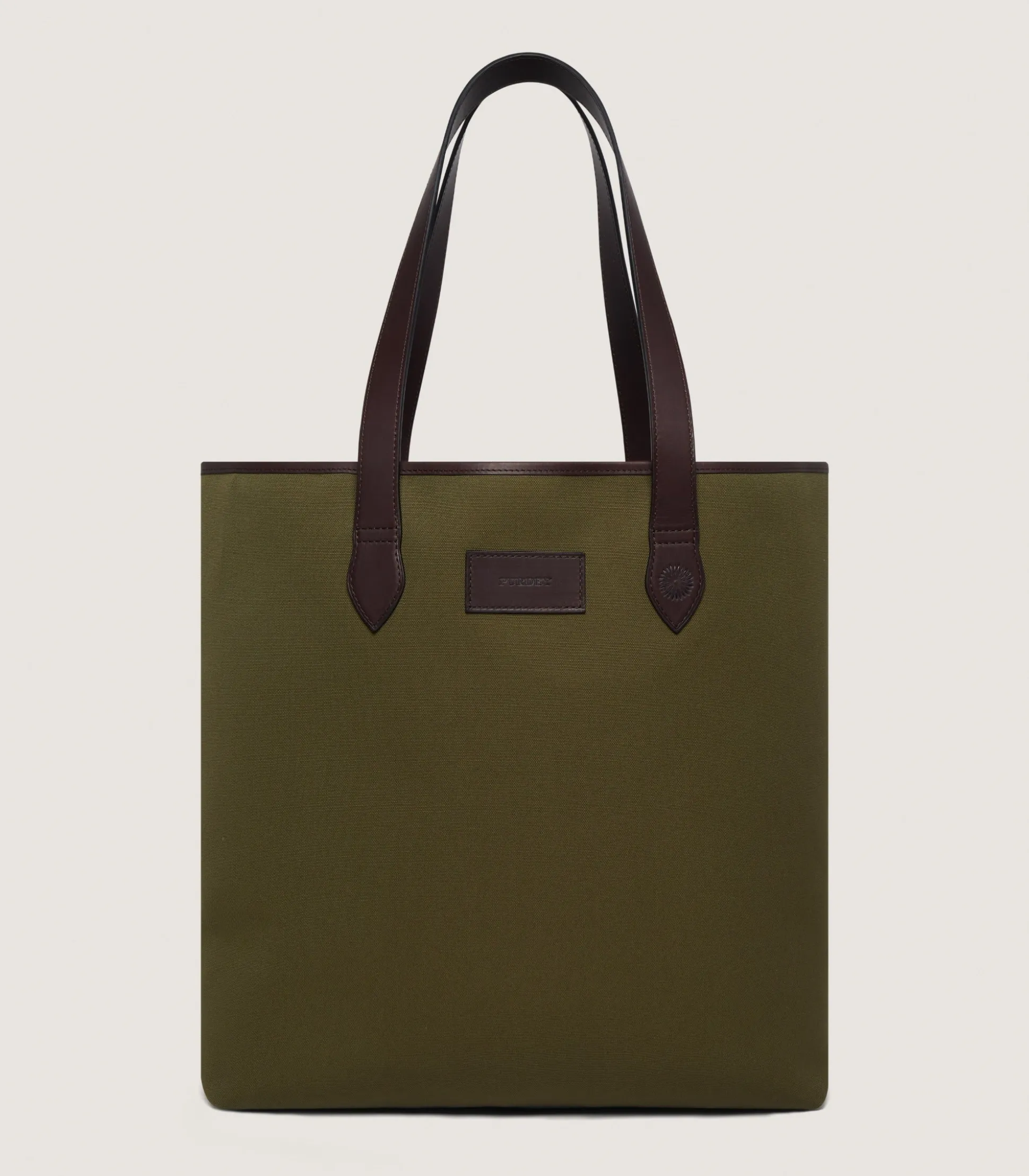 Purdey Canvas Tote in Khaki