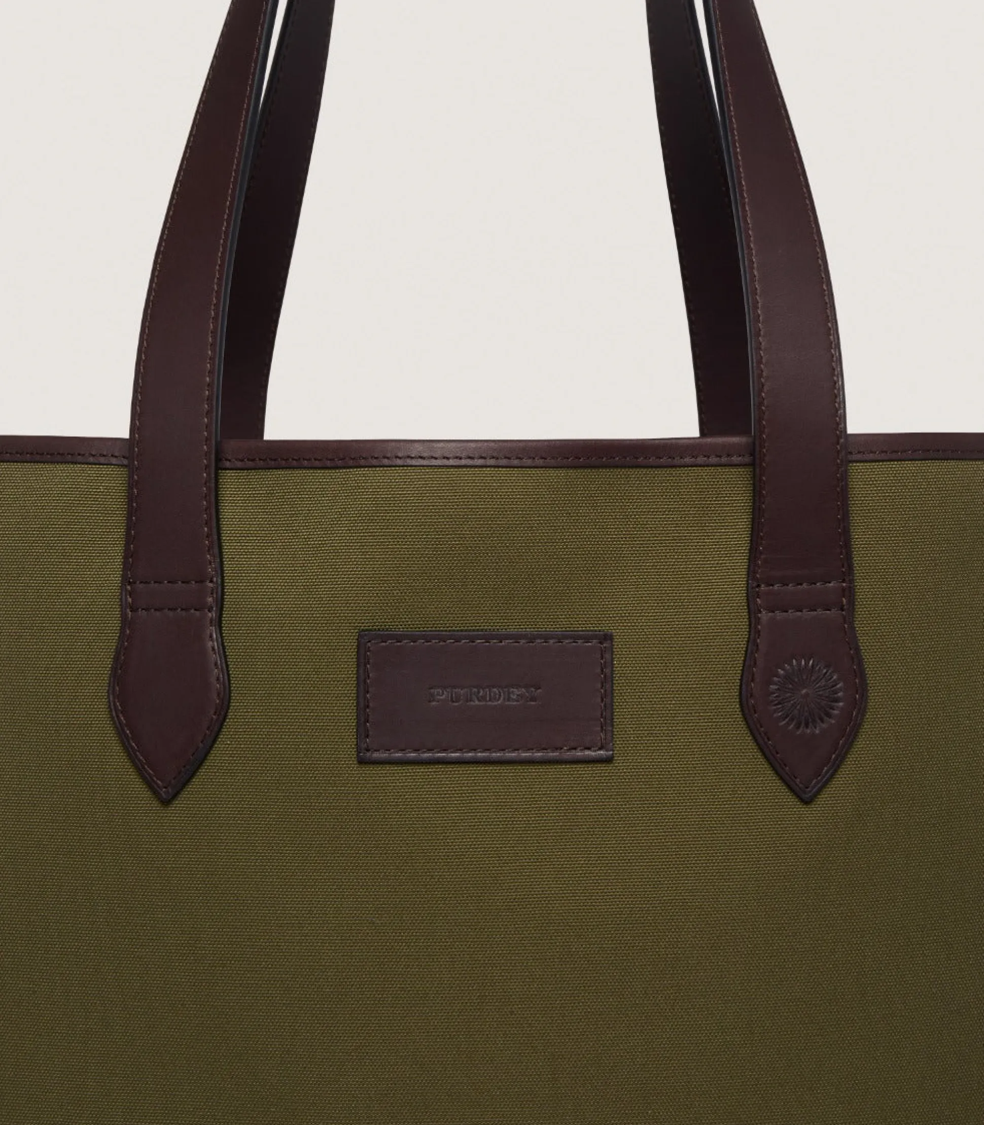 Purdey Canvas Tote in Khaki