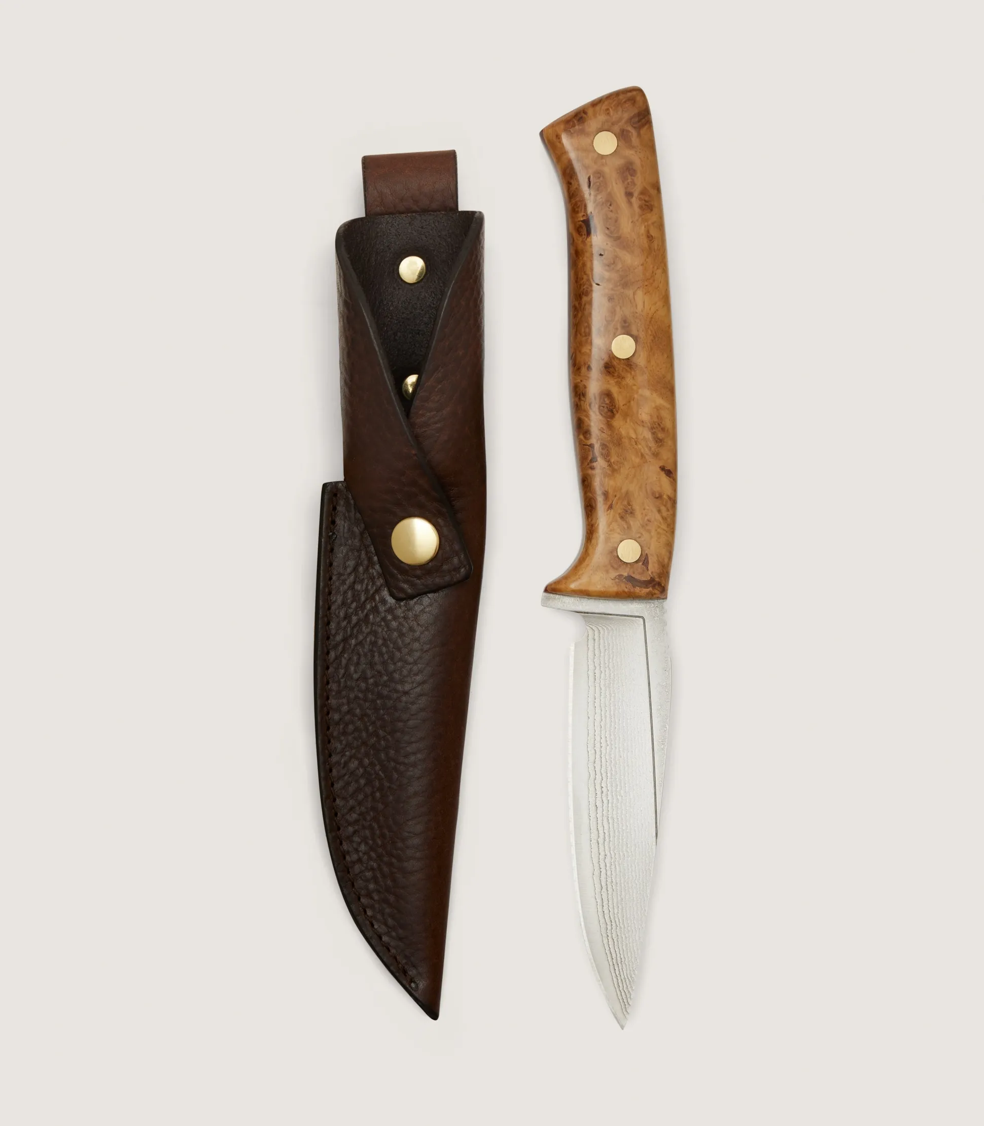 Purdey Coldharbour Hunter Knife - 4inch In Burr Oak