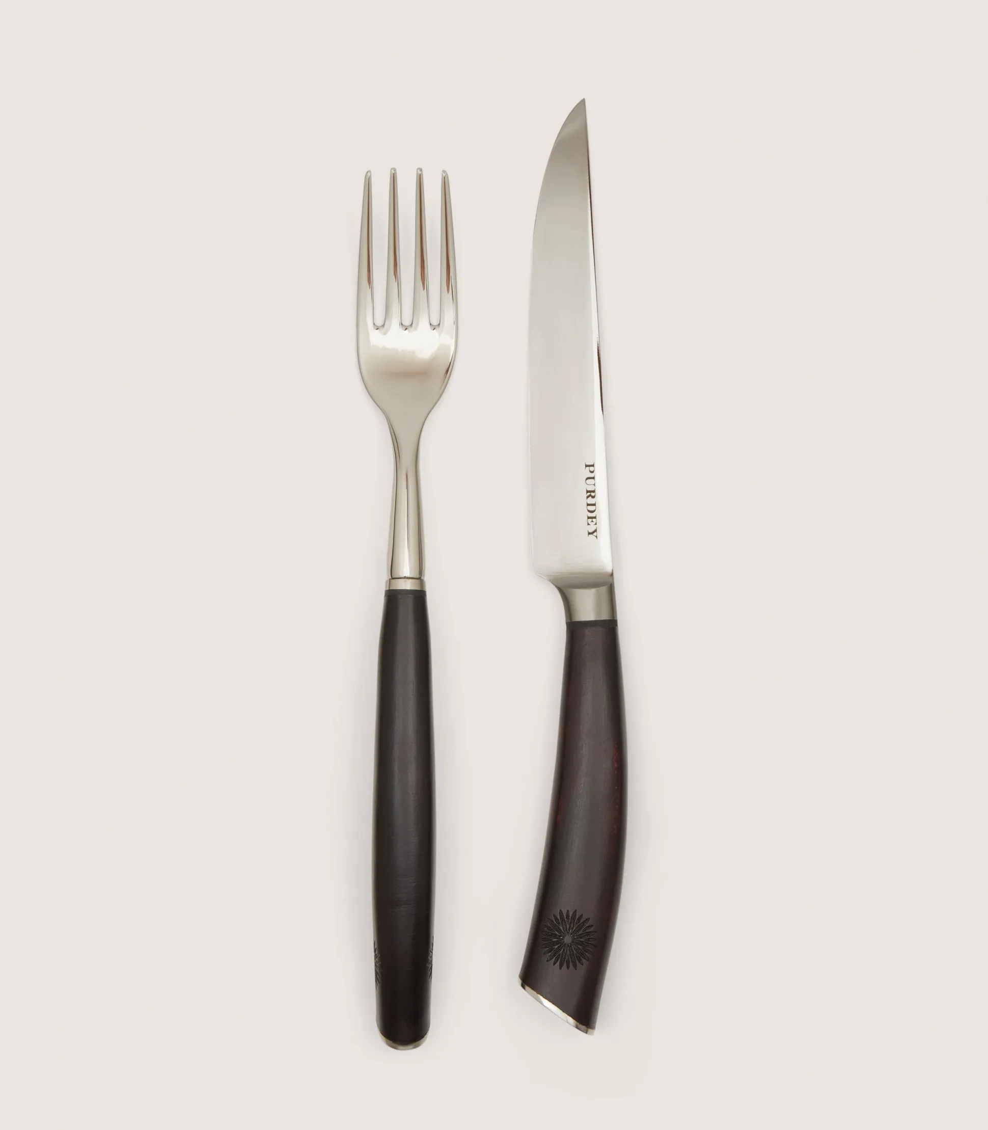 Purdey Cutlery Set in Dark Brown