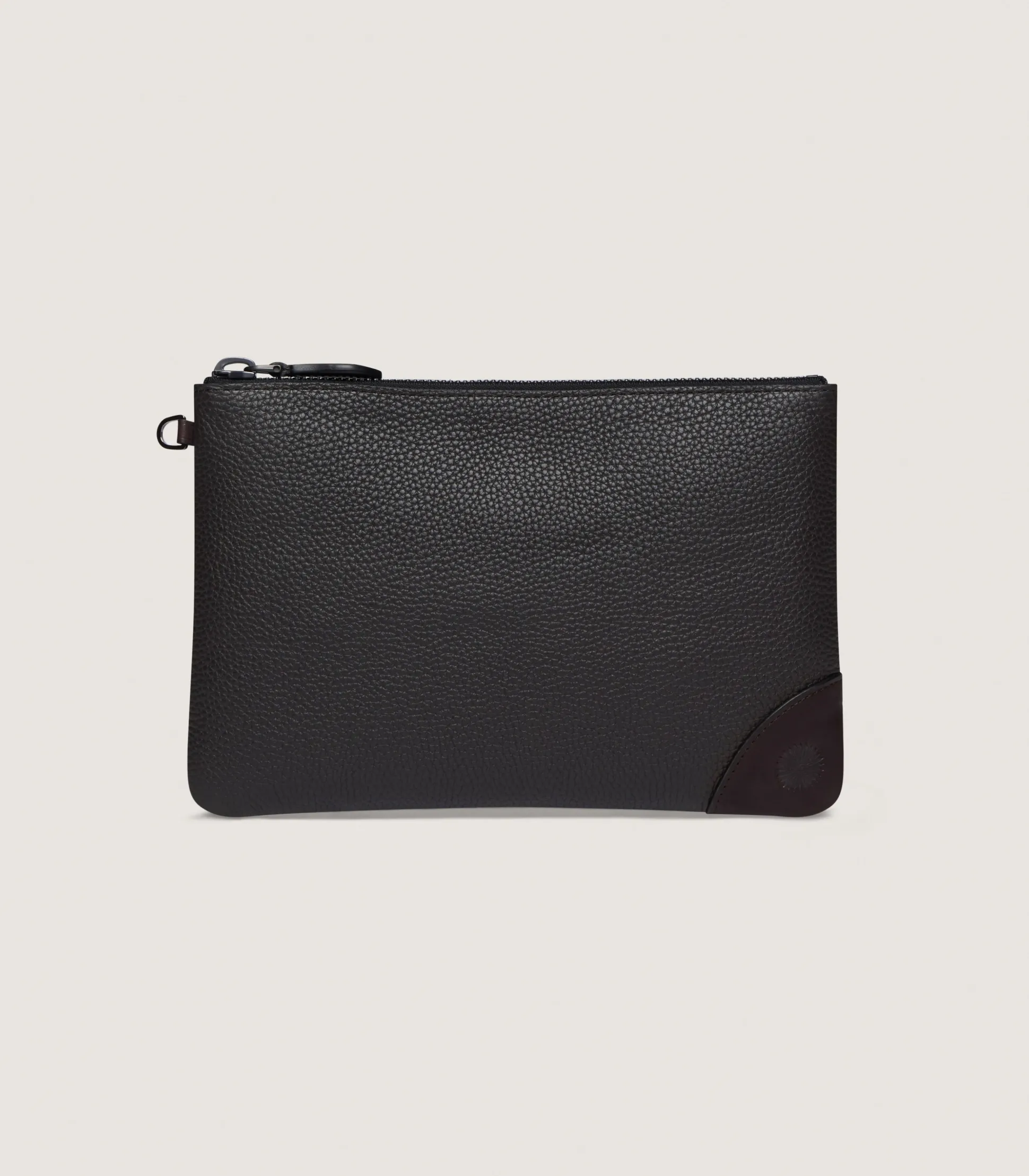 Purdey Detachable Pouch in Dark Brown