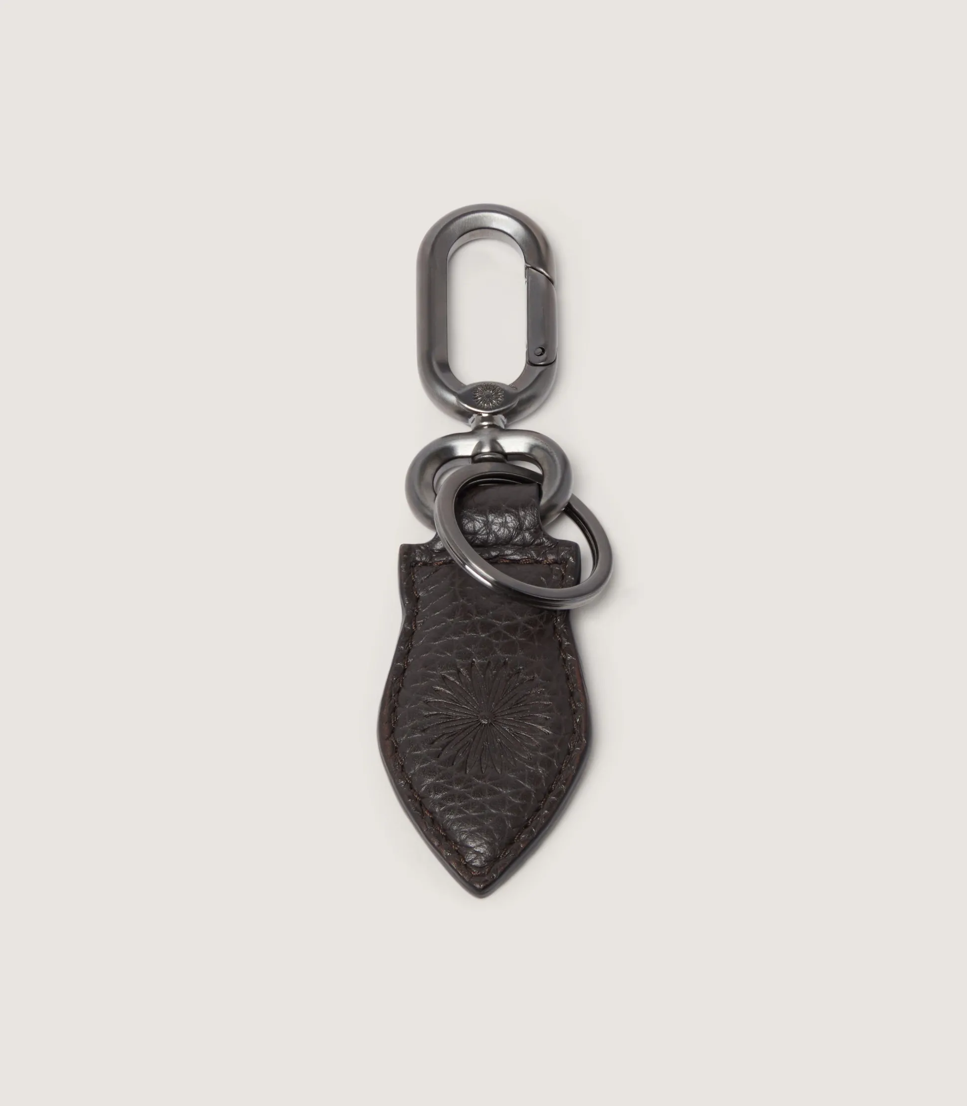 Purdey Featherburst Keyring In Dark Brown