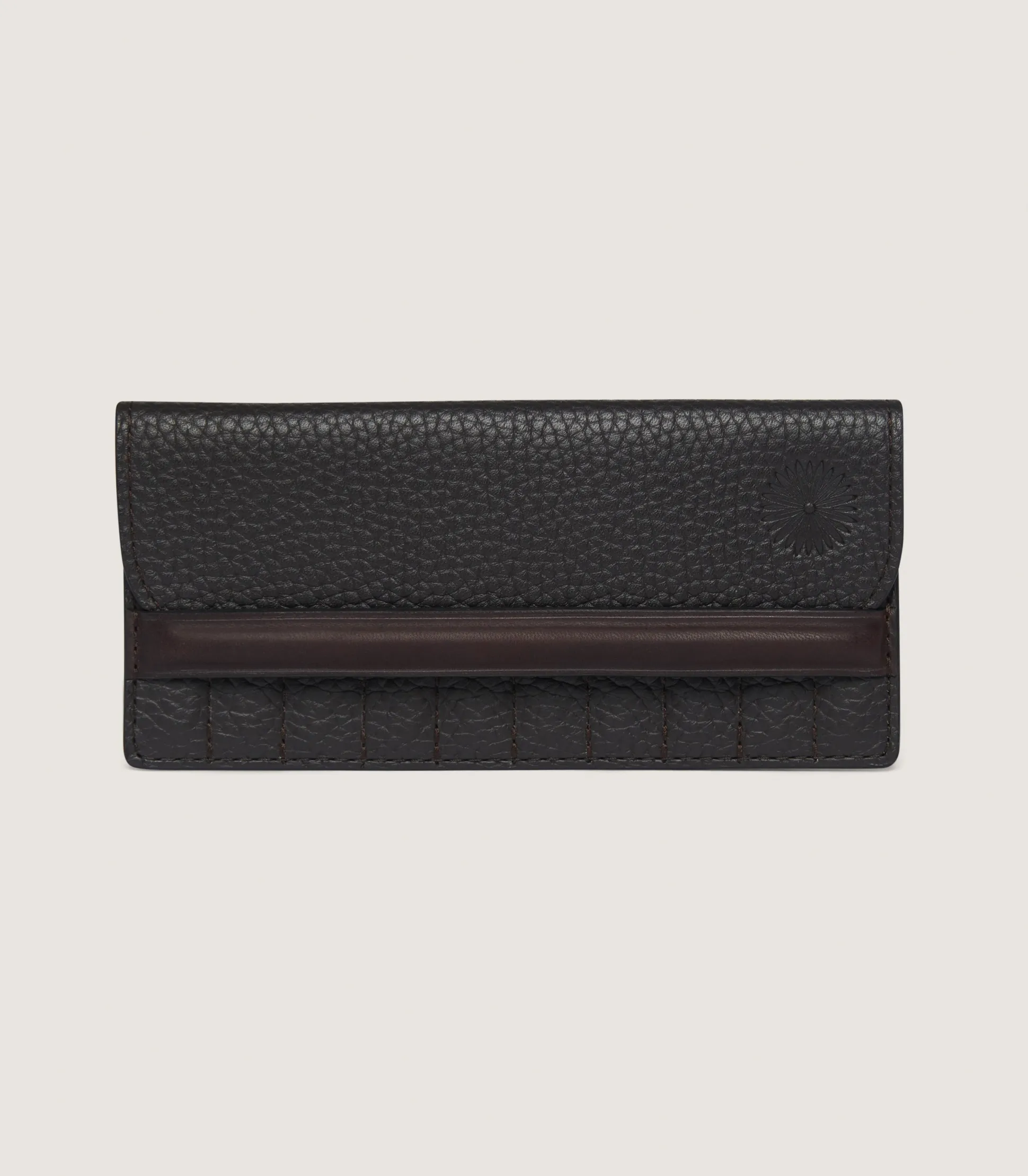 Purdey Featherburst Traditional Wallet Position Finder in Dark Brown