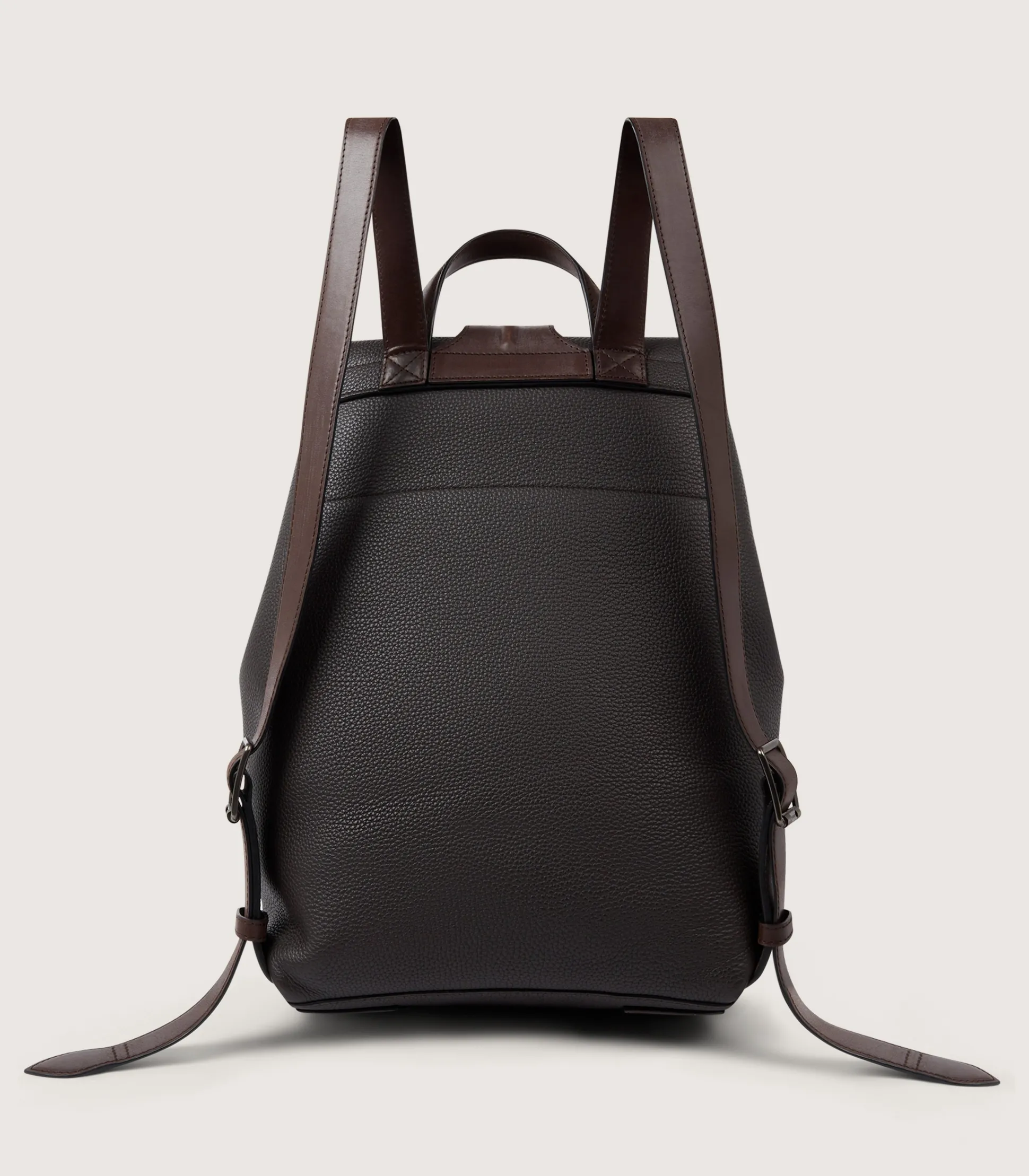 Purdey Leather Backpack Ghillie In Dark Brown