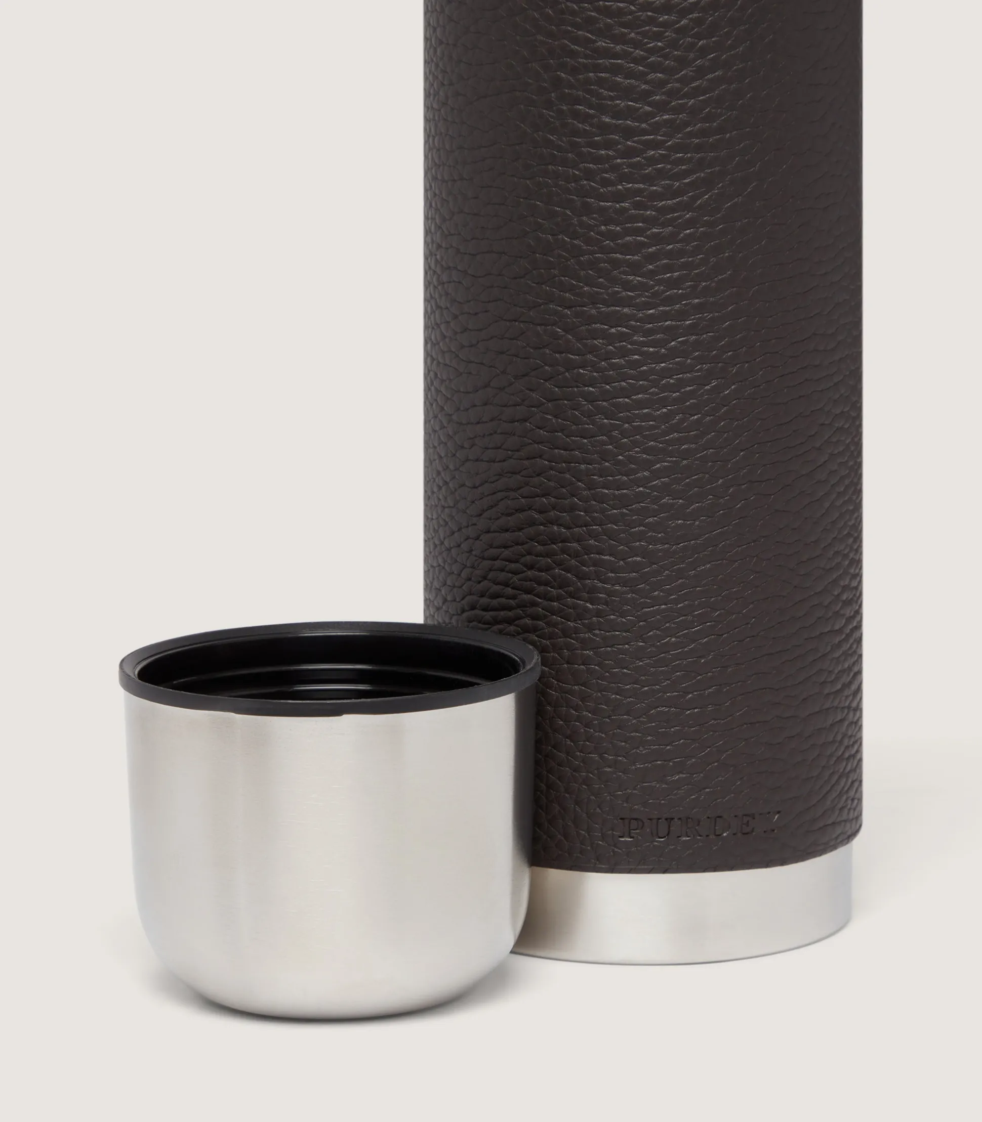 Purdey Leather Covered Steel Thermos