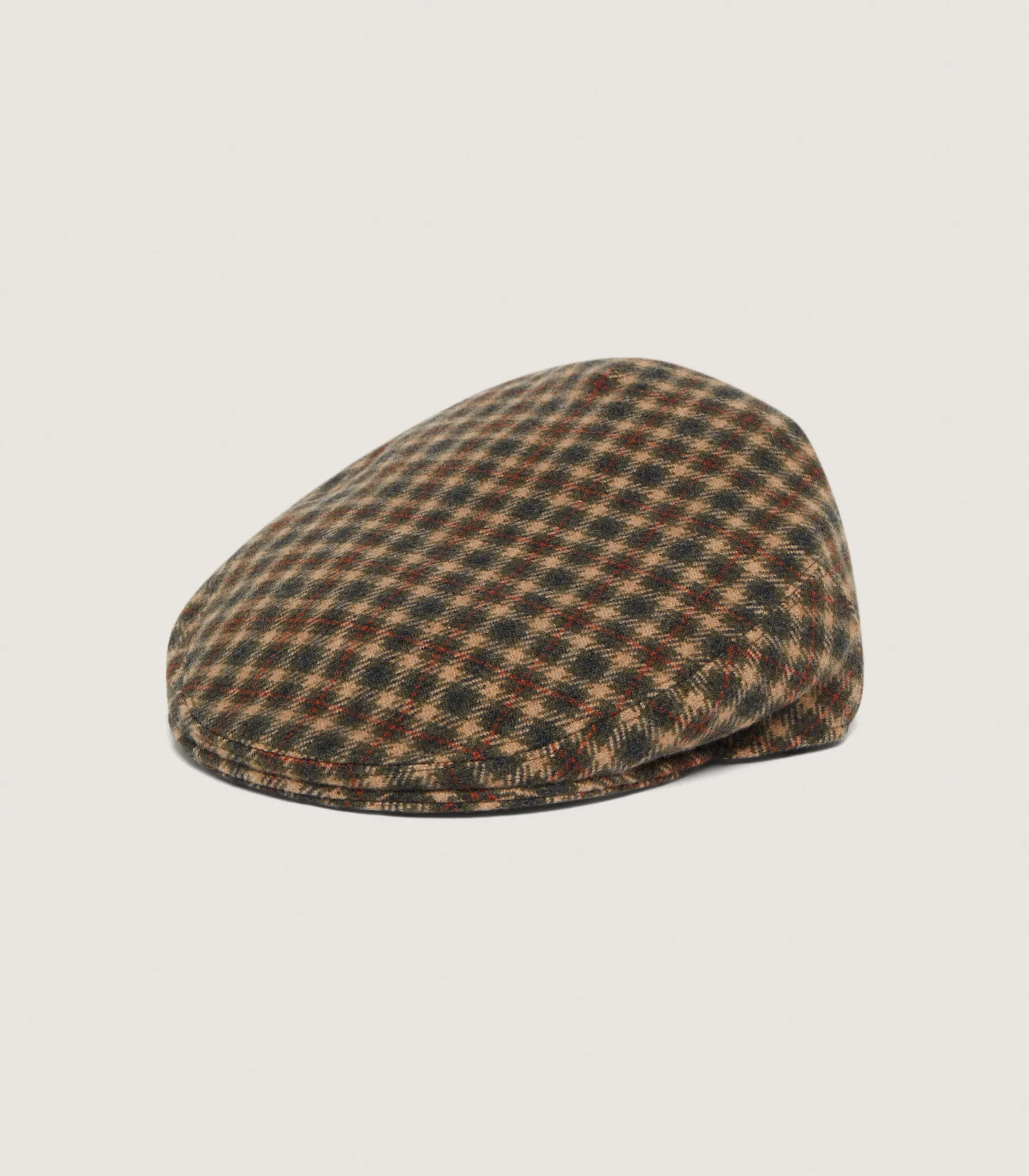 Women Purdey Litton Short Peak Cashmere Tweed Cap in Langshaw