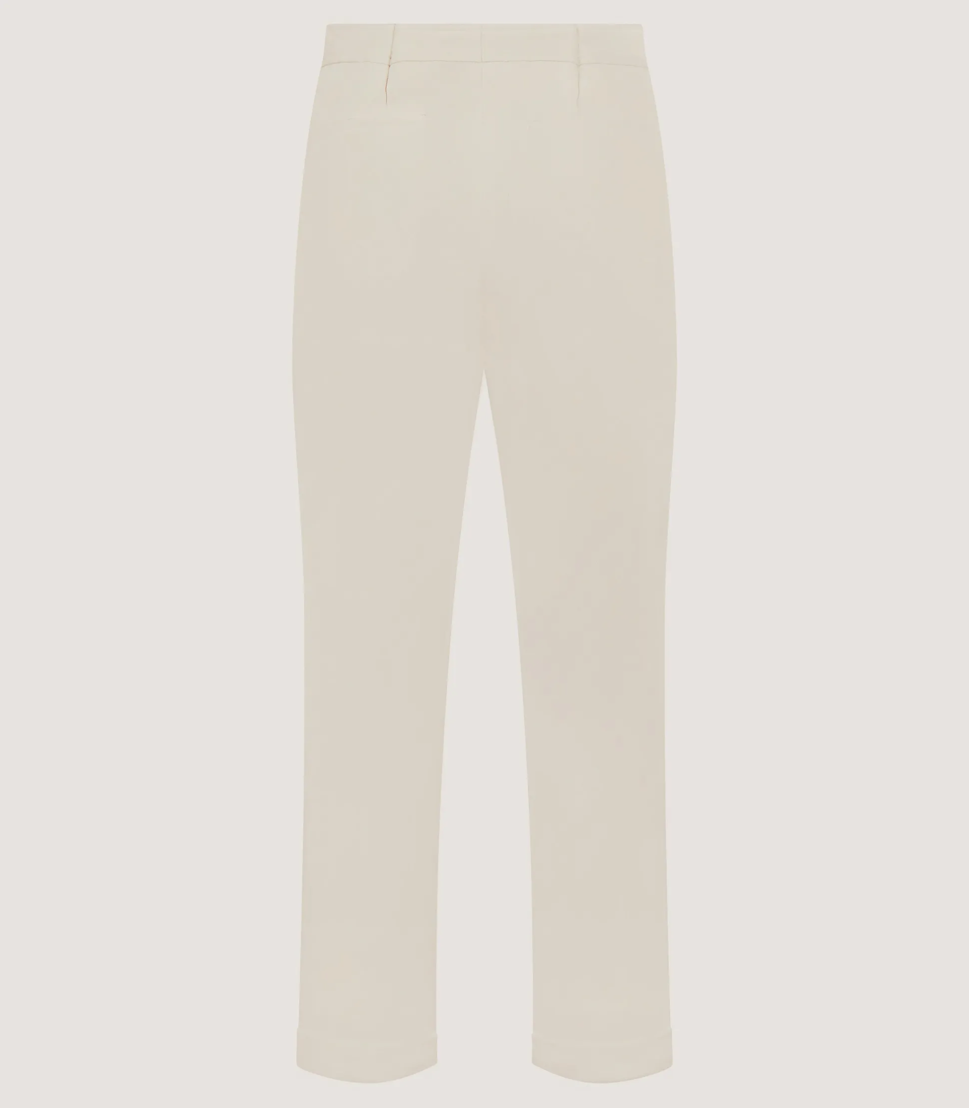 Purdey Men's Brushed Cotton Twill Flat Front Trousers In Stone