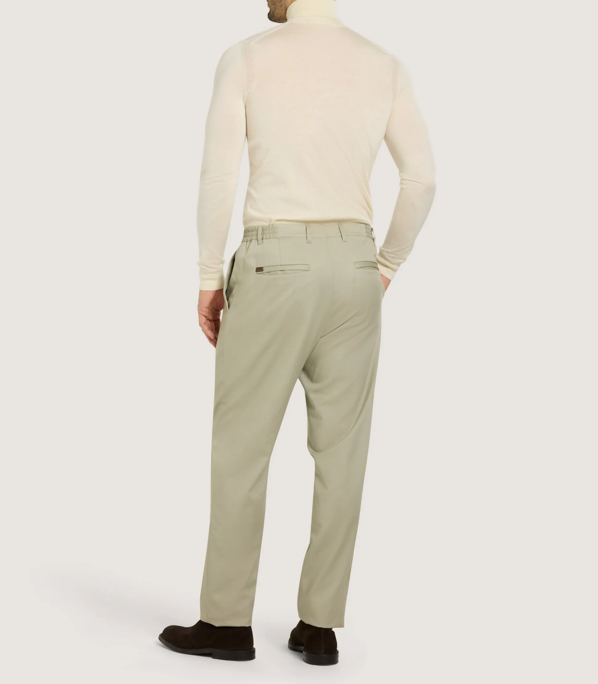 Purdey Men's Extra Fine Worsted Cashmere Seamless Turtleneck In Ivory