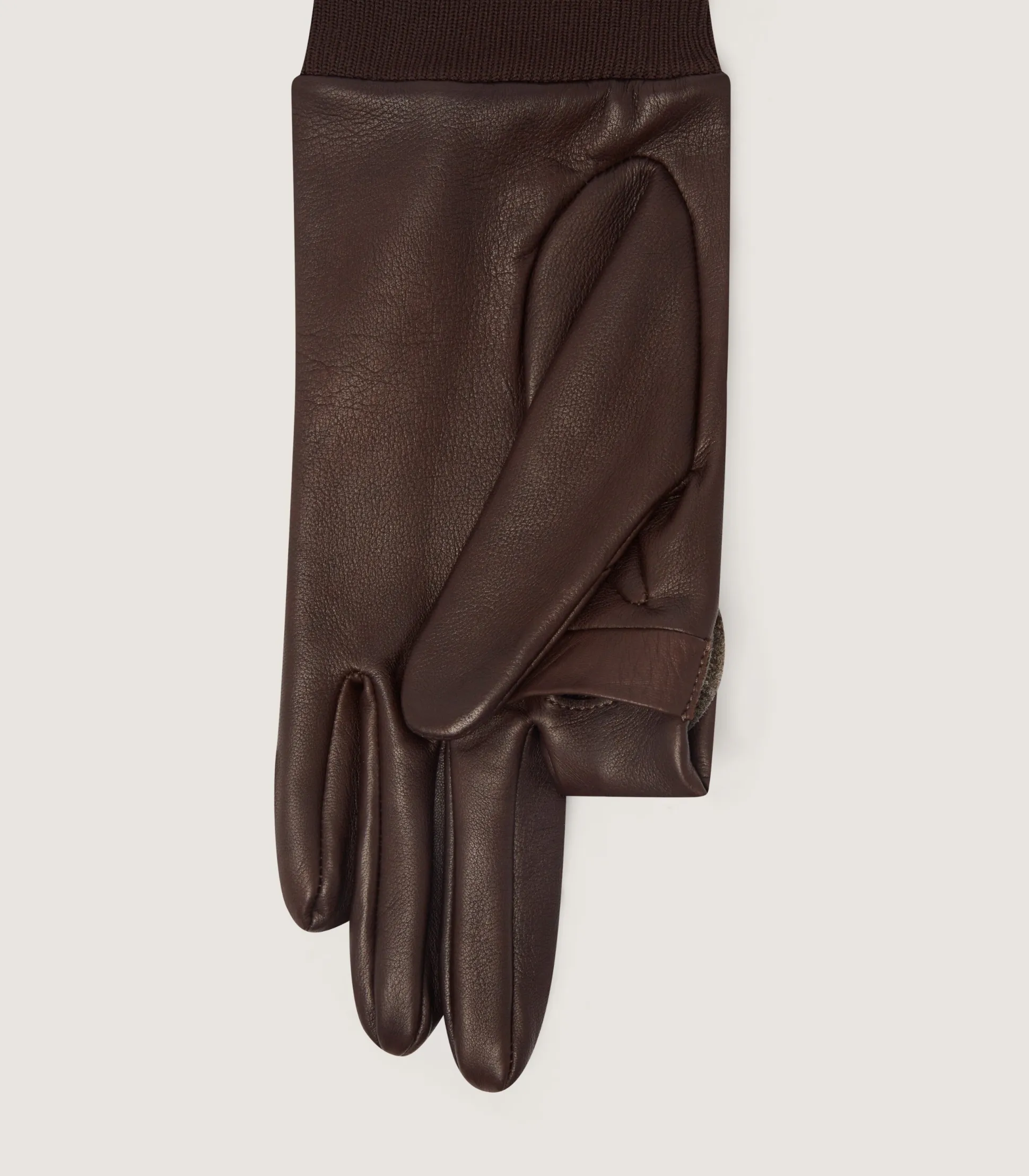 Purdey Men's Hairsheep Leather Sporting Gloves Left Handed In Brown