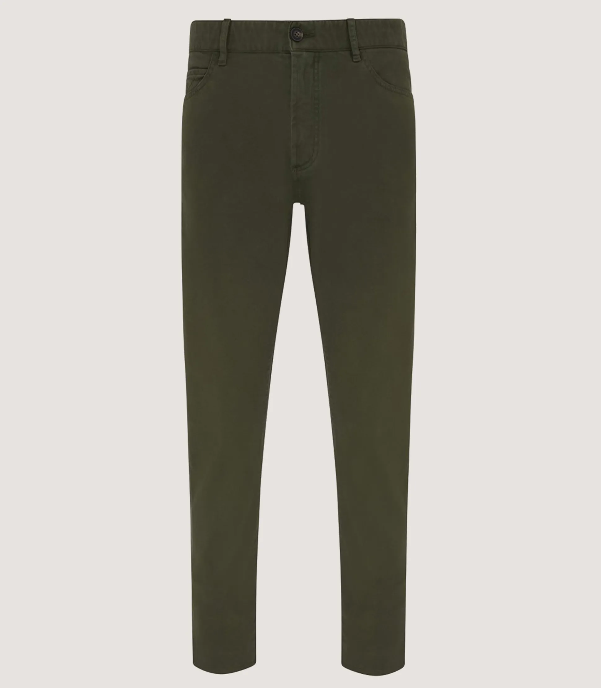 Purdey Men's Heavy Cotton Trousers In Winter Moss