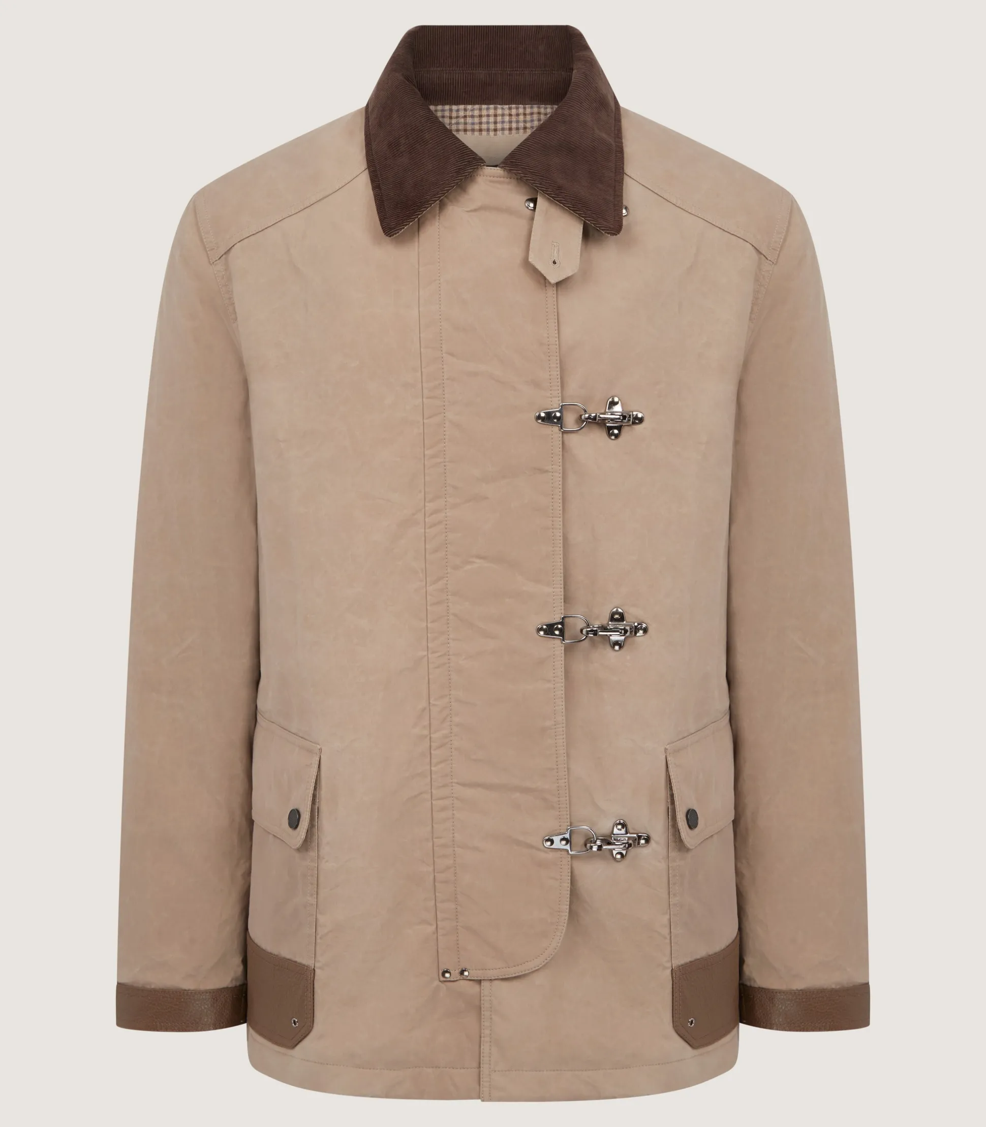 Purdey Men's Latch Coat In Khaki