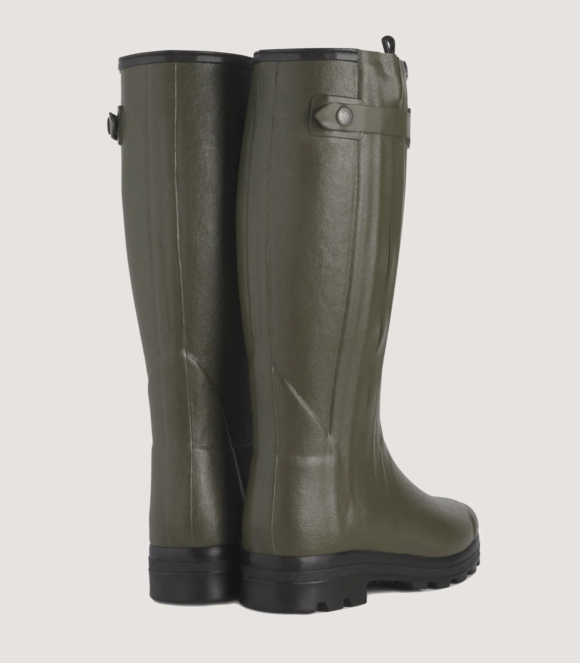 Purdey Men's Le Chameau Chasseur Wool Lined Boot In Dark Green