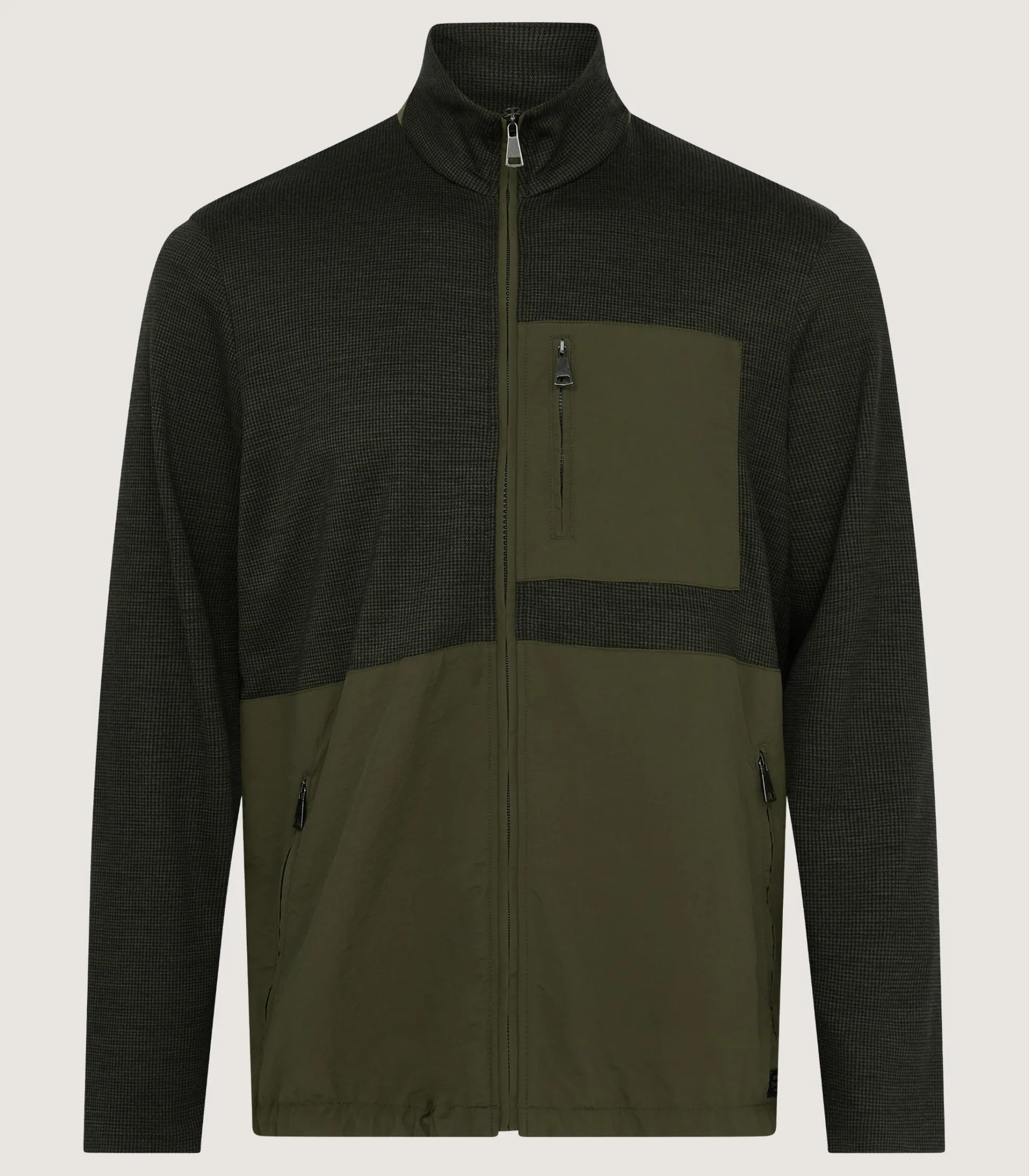 Purdey Men's Merino Tech Jersey Jacket in Loden