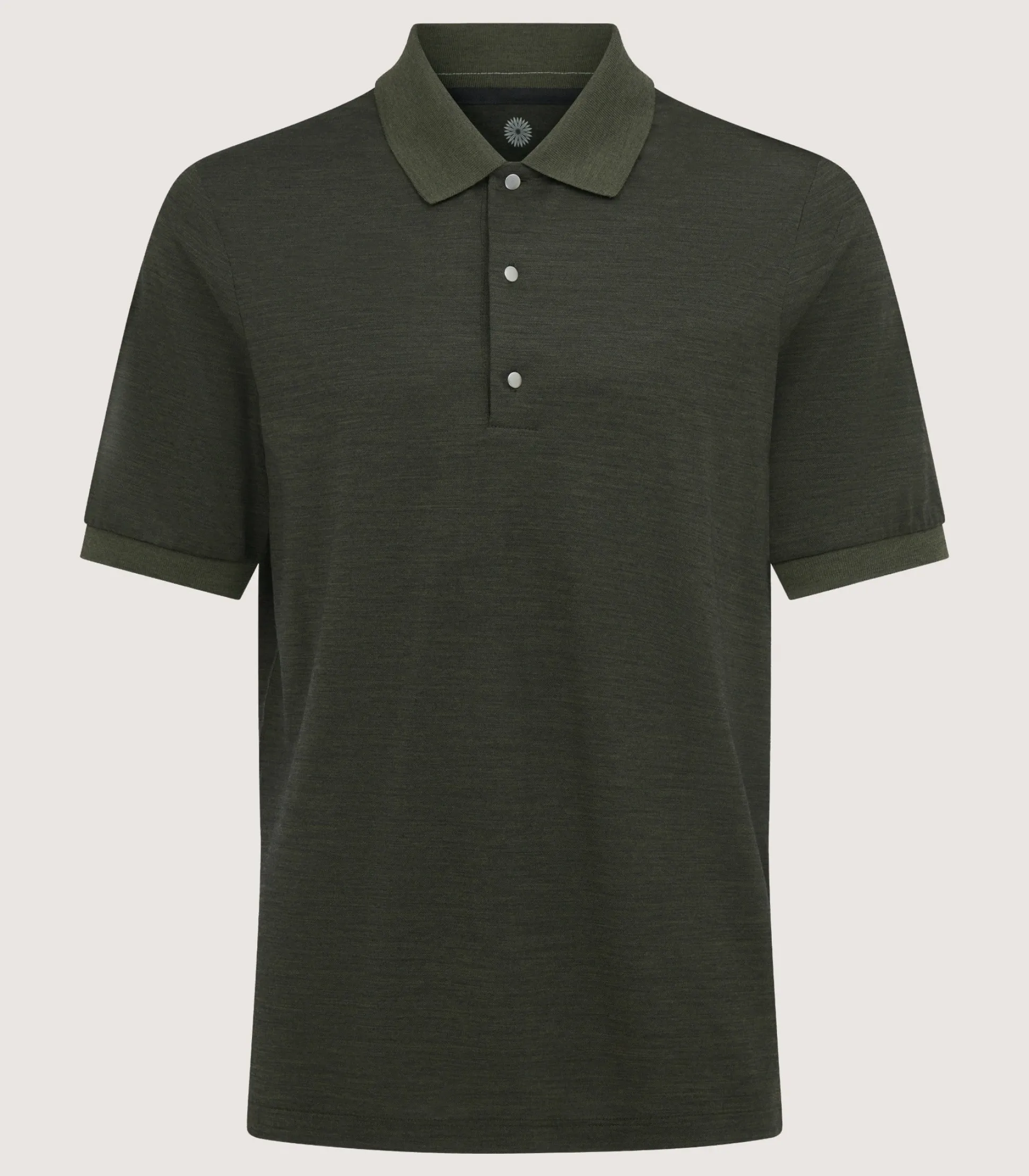 Purdey Men's Merino Tech Pique Polo in Loden