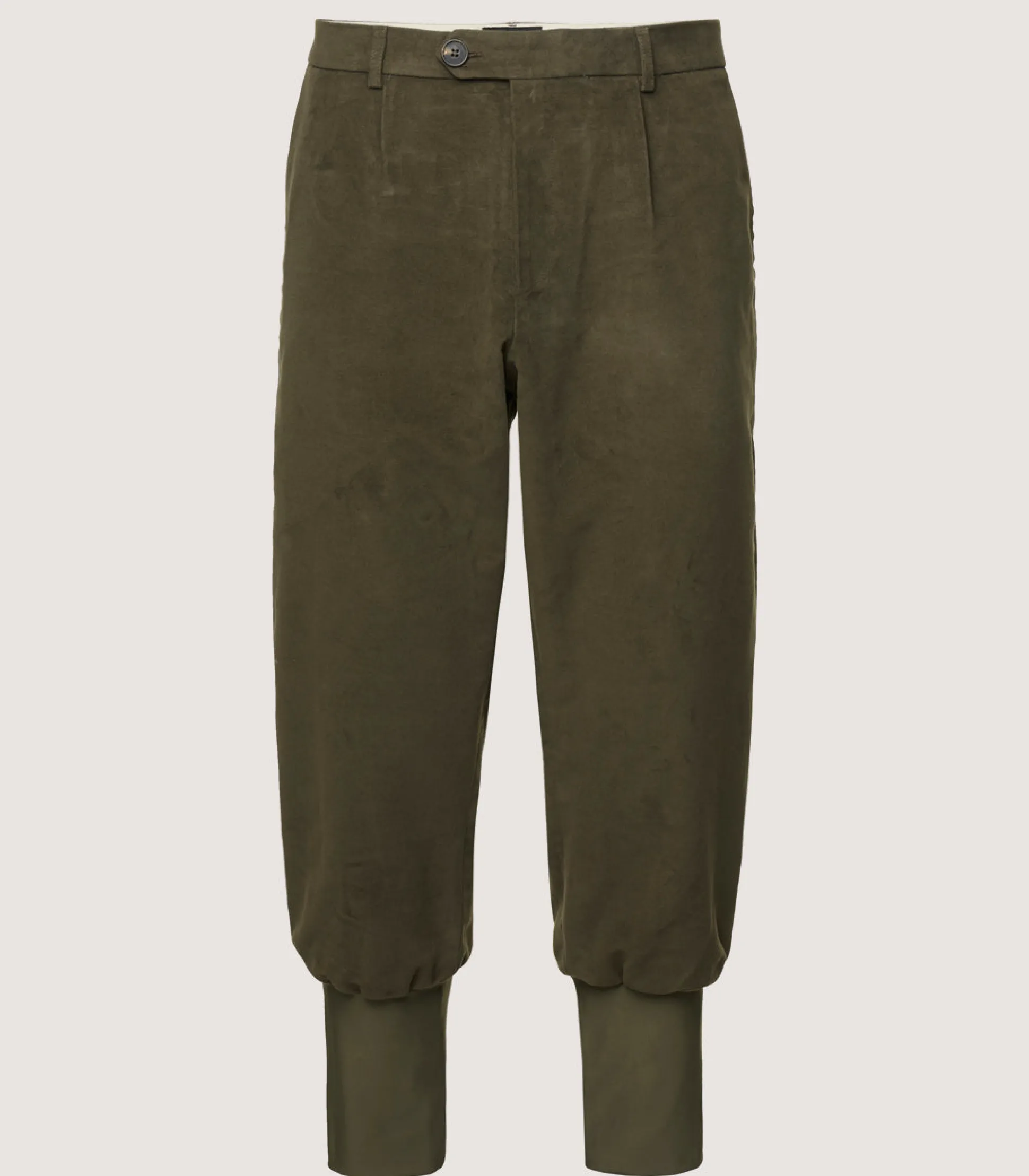 Purdey Men's Moleskin Breeks - Storm Cuff In Lovat Green