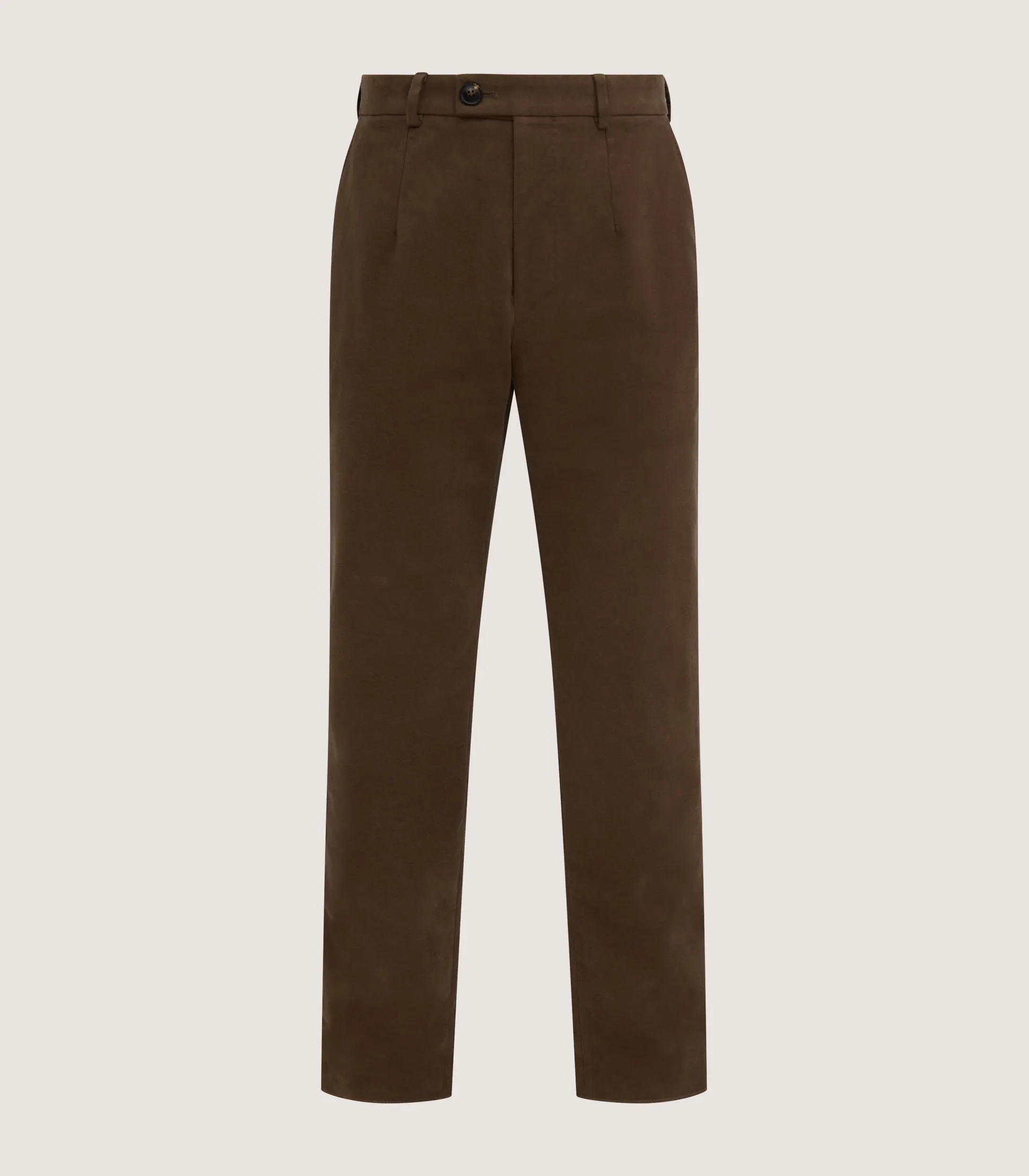 Purdey Men's Moleskin Flat Front Sporting Trouser