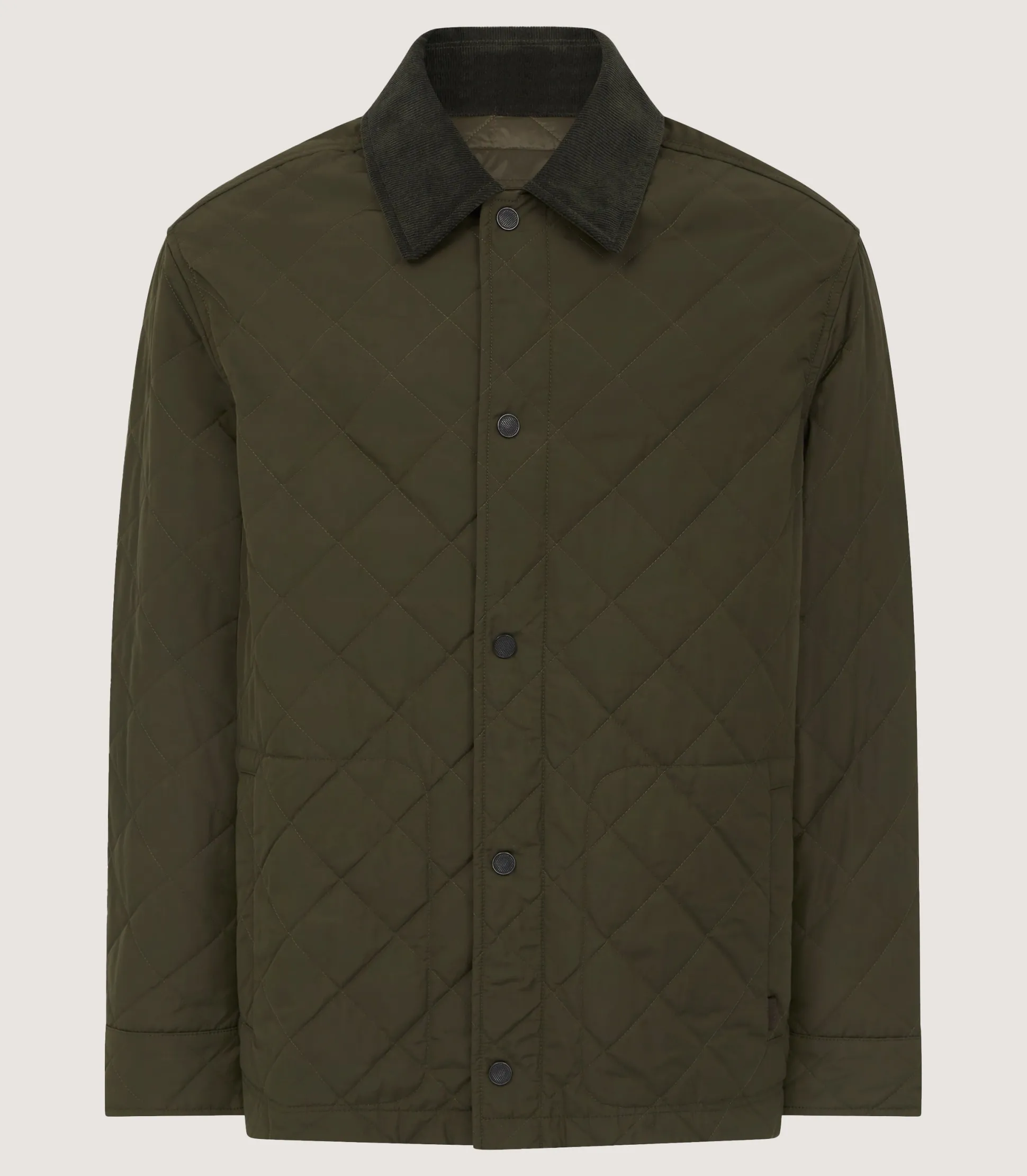 Purdey Men's Padded Jacket In Dark Olive