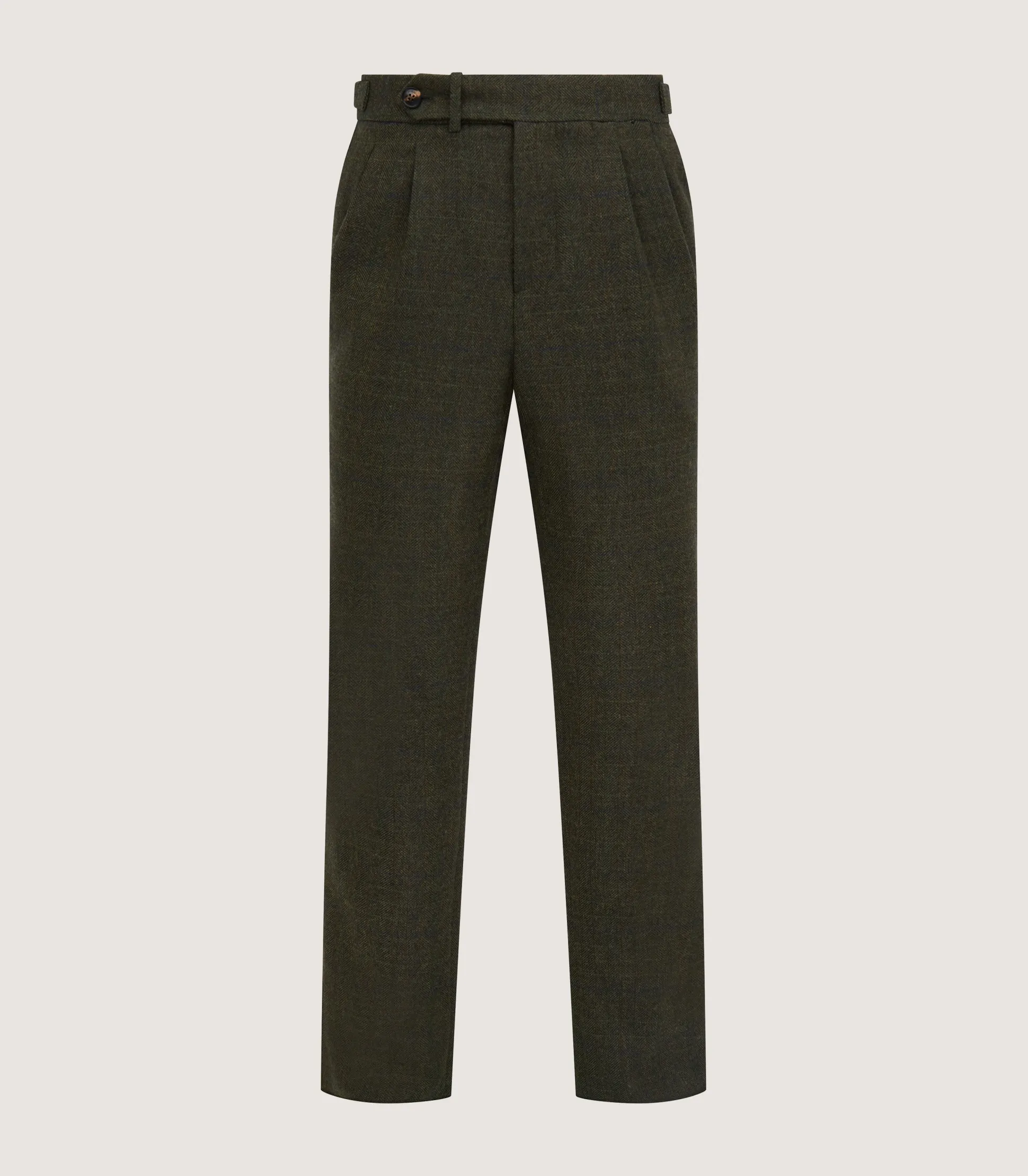 Purdey Men's Technical Tweed Two Pleat Sporting Trousers In Strathbeg