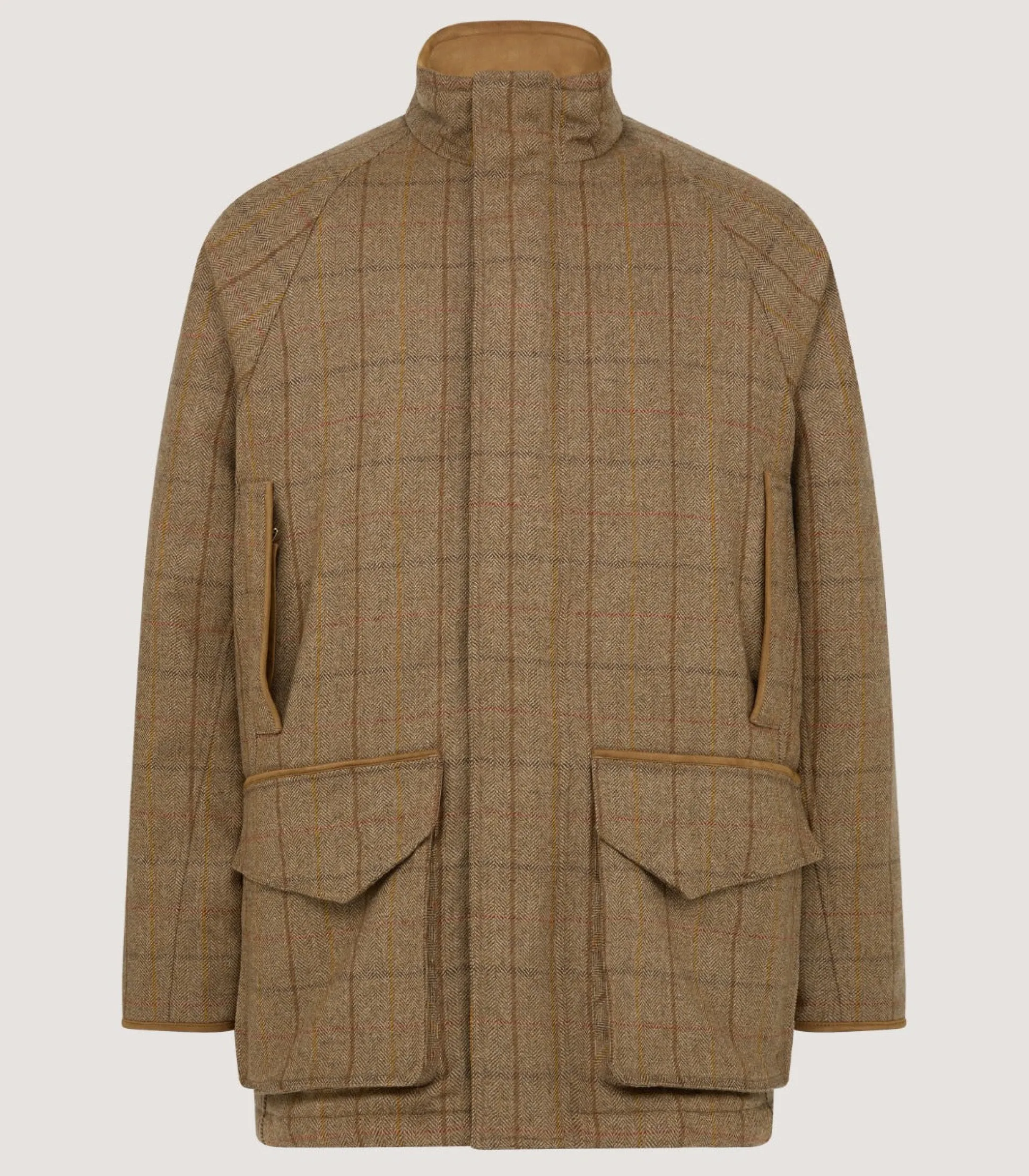 Purdey Men's Tweed Raglan Field Coat in Morar