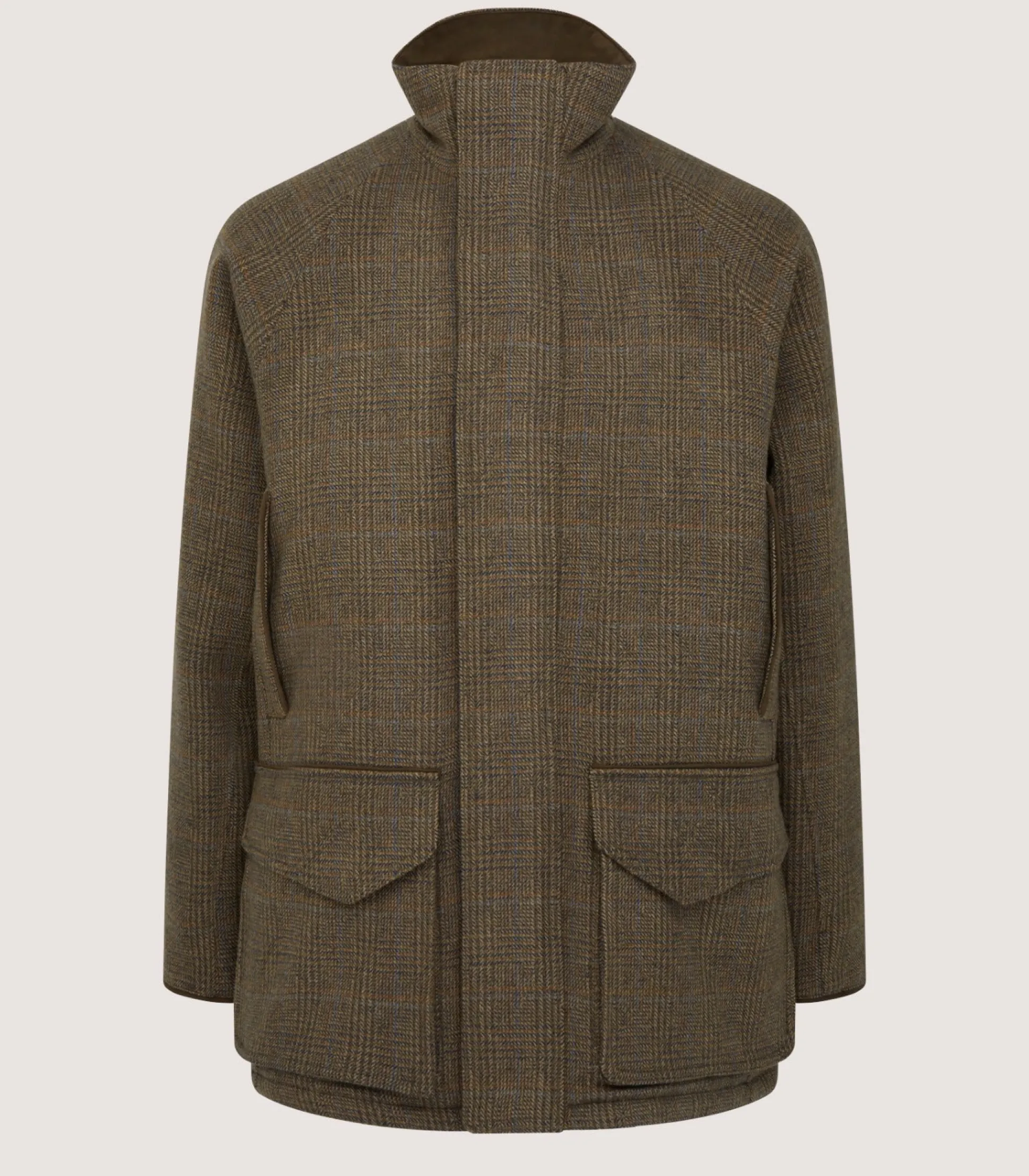 Purdey Men's Tweed Raglan Field Coat in Morlich