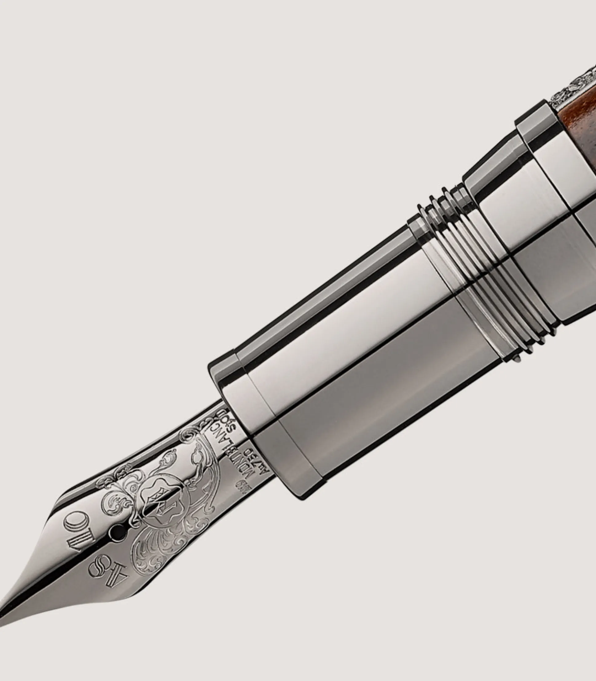 Purdey Montblanc X - Meisterstuck Great Masters Fountain Pen In Natural