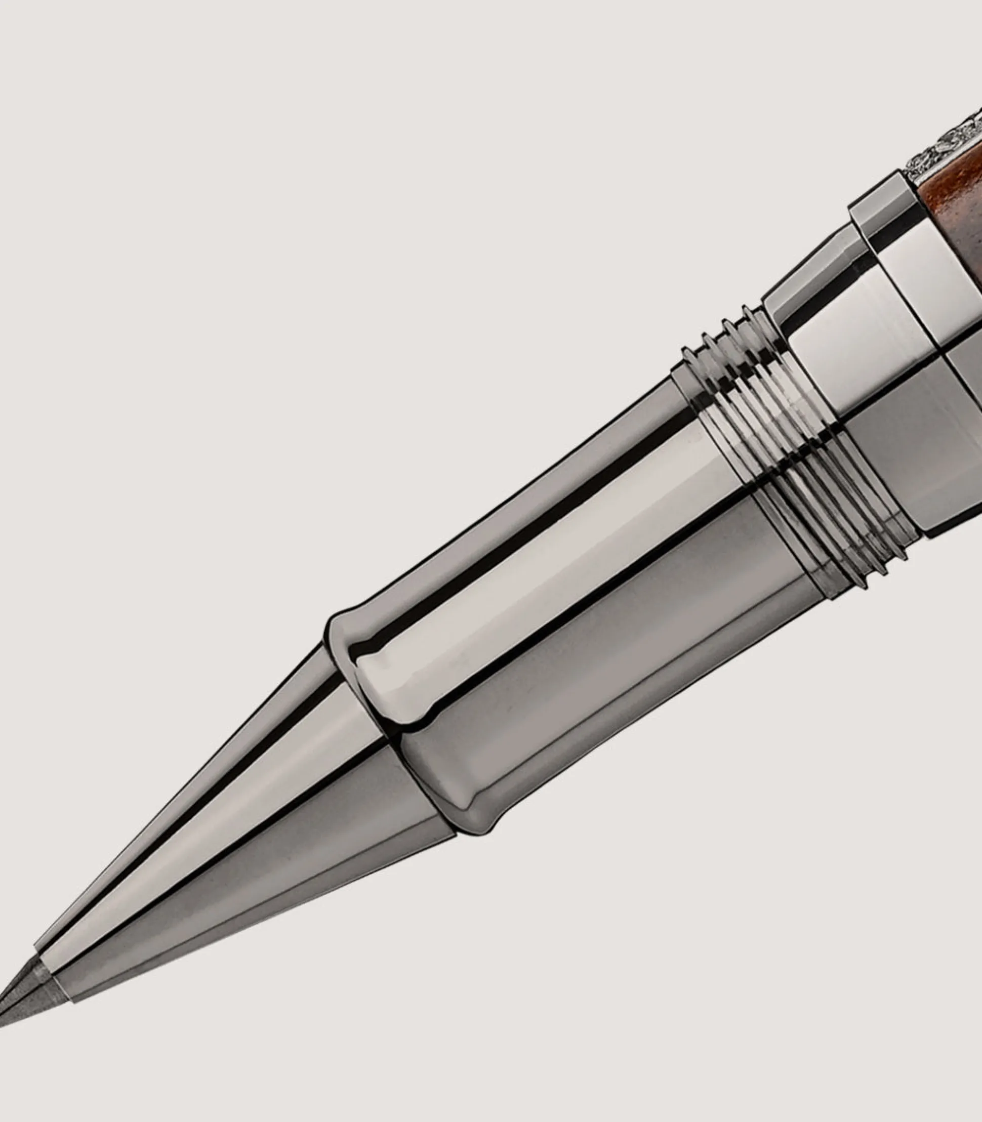 Purdey Montblanc X - Meisterstuck Great Masters Rollerball Pen In Natural
