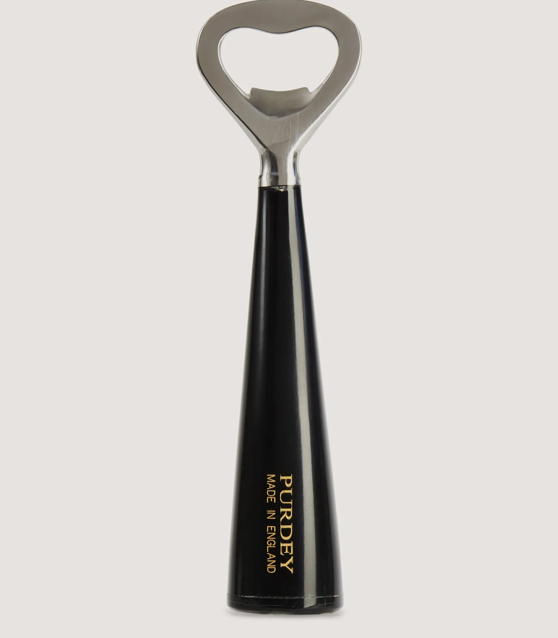 Purdey Ox Horn Bottle Opener In Dark