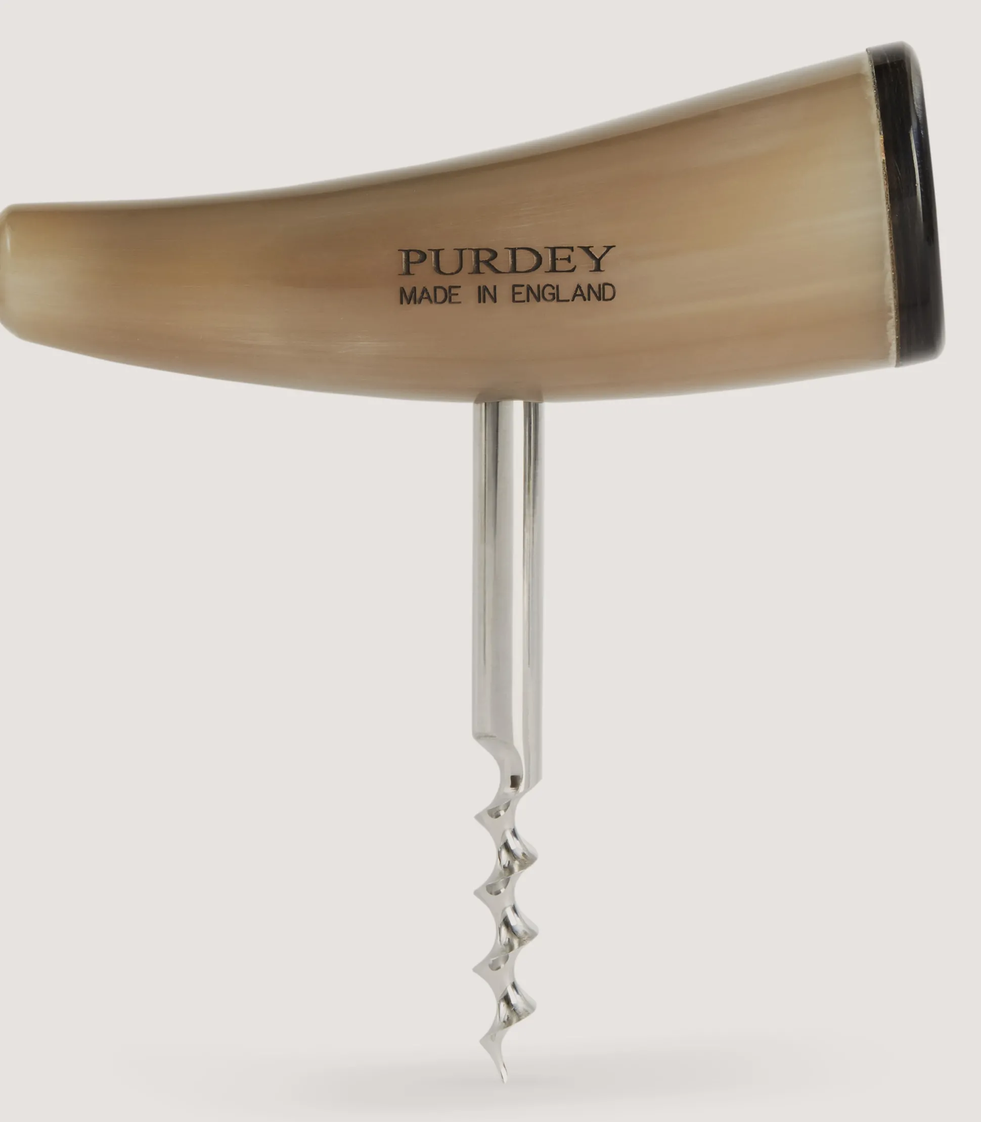 Purdey Ox Horn Corkscrew In Dark