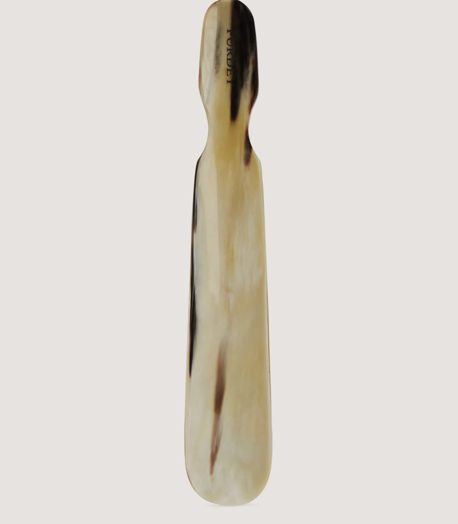 Purdey Ox Horn Shoehorn In Dark