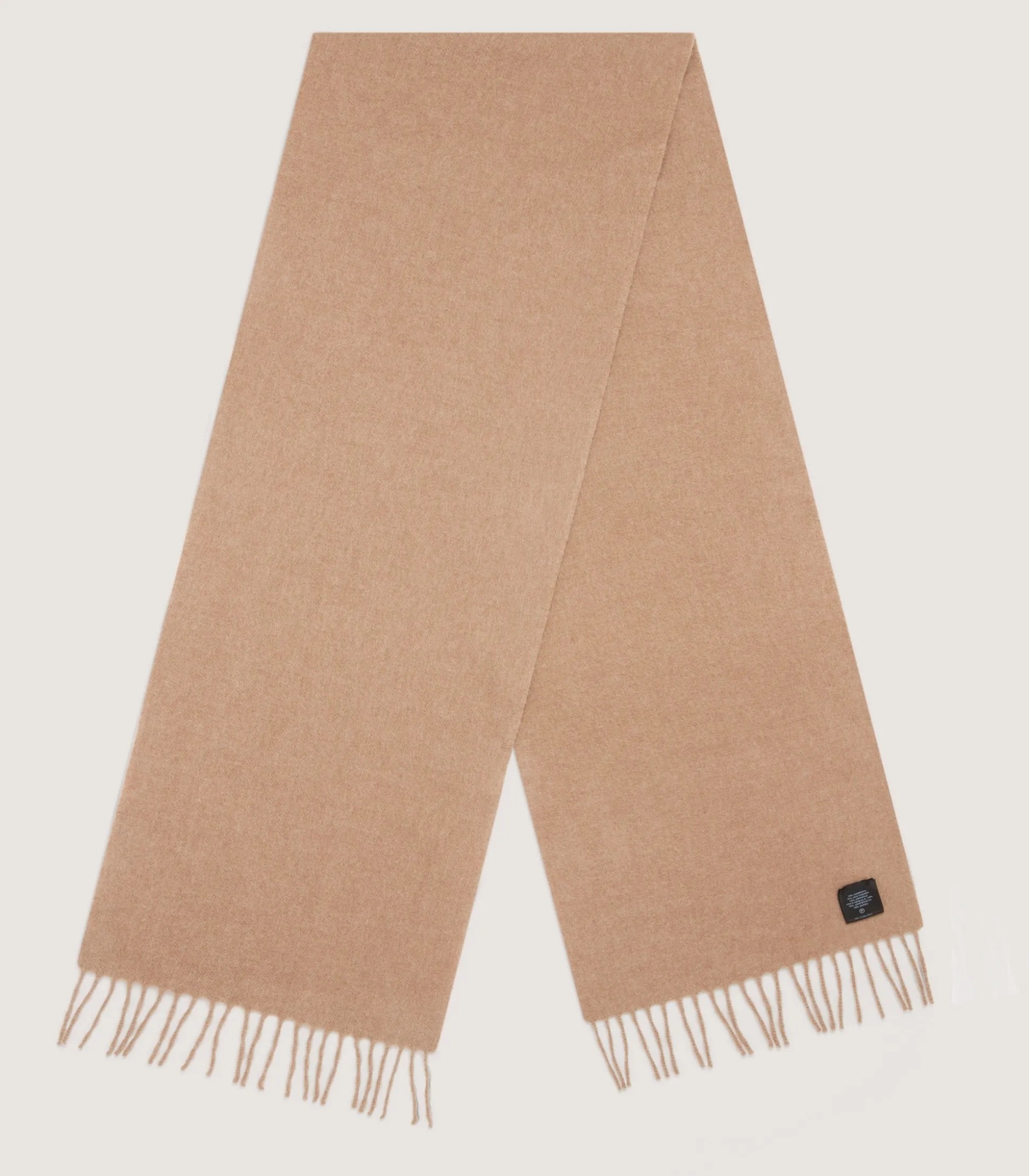 Women Purdey Plain Cashmere Scarf In Camel