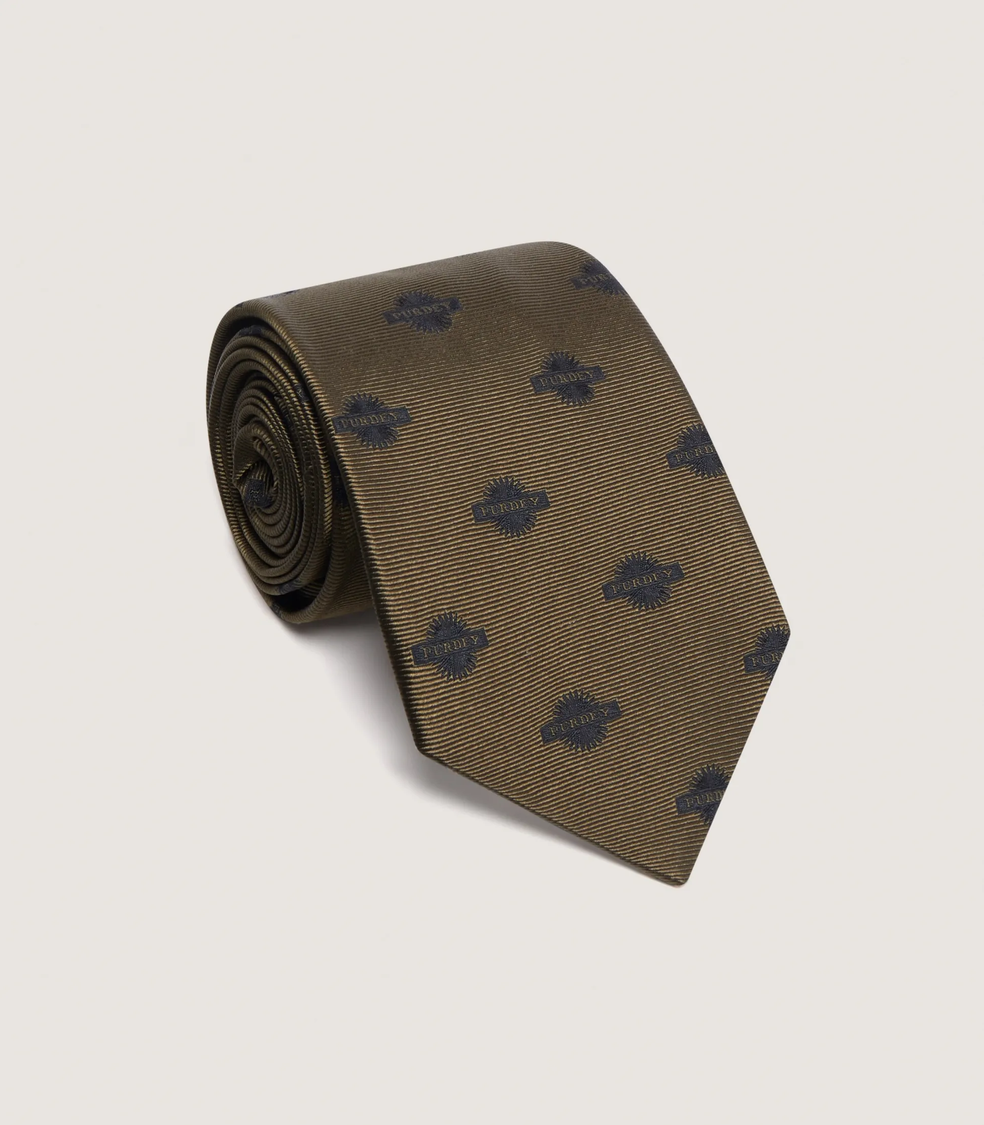 Purdey Starburst Tie In Green