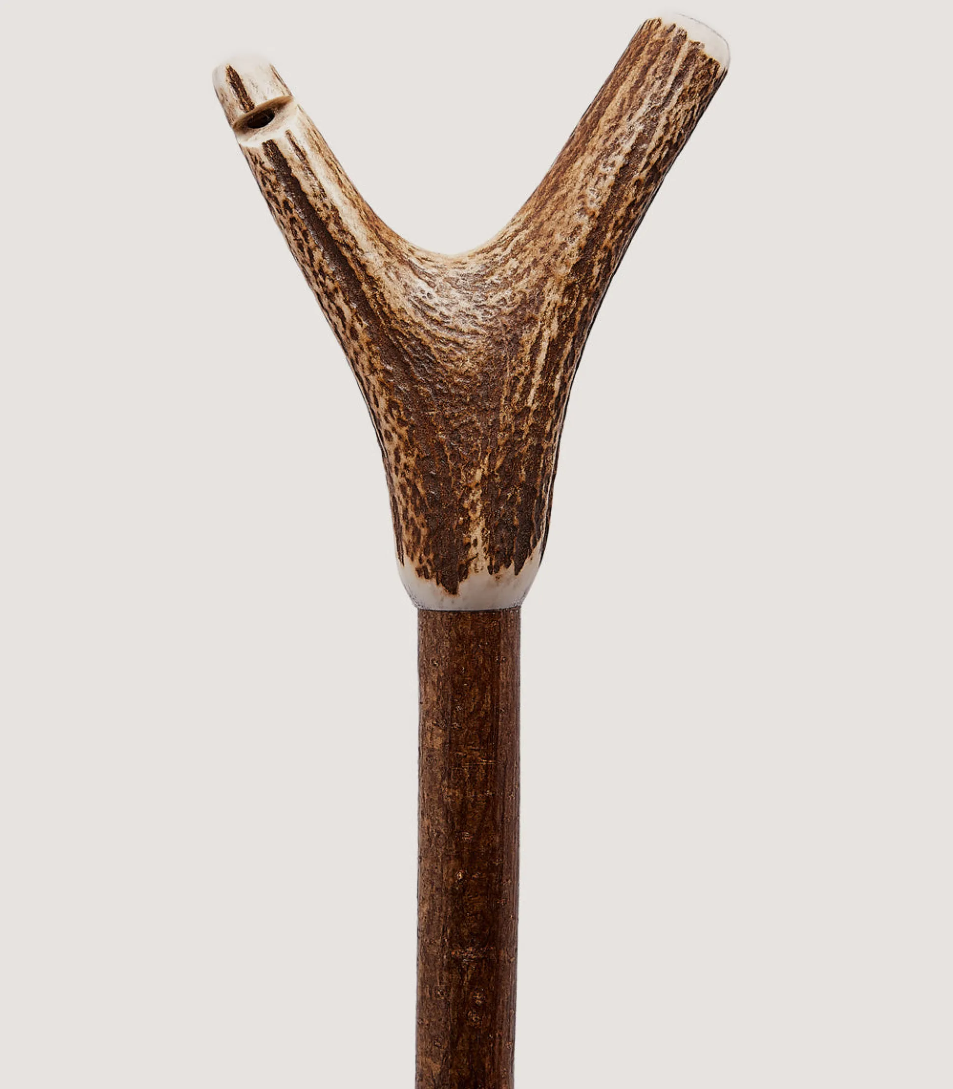 Purdey Staghorn Whistle Thumbstick In Natural