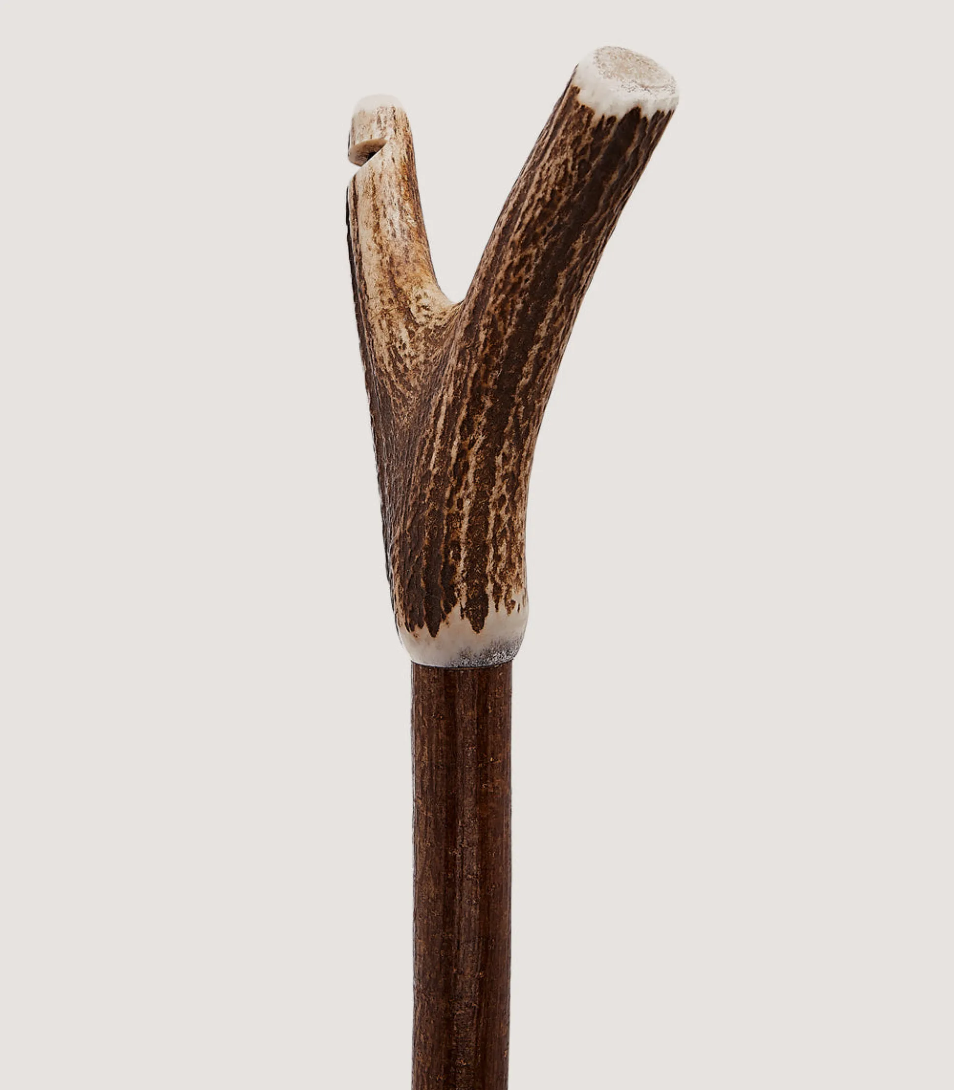 Purdey Staghorn Whistle Thumbstick In Natural