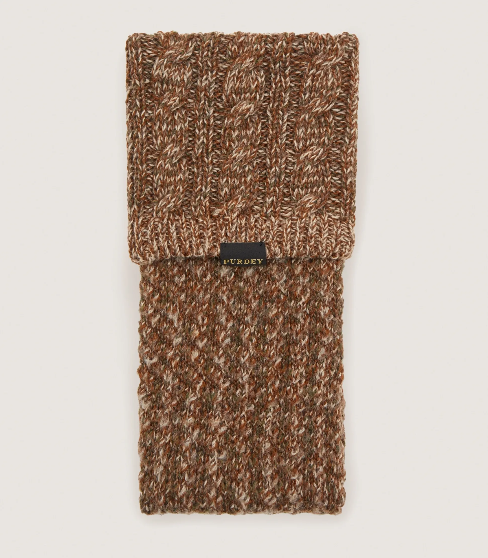 Women Purdey Stornoway Socks in Taupe Brown