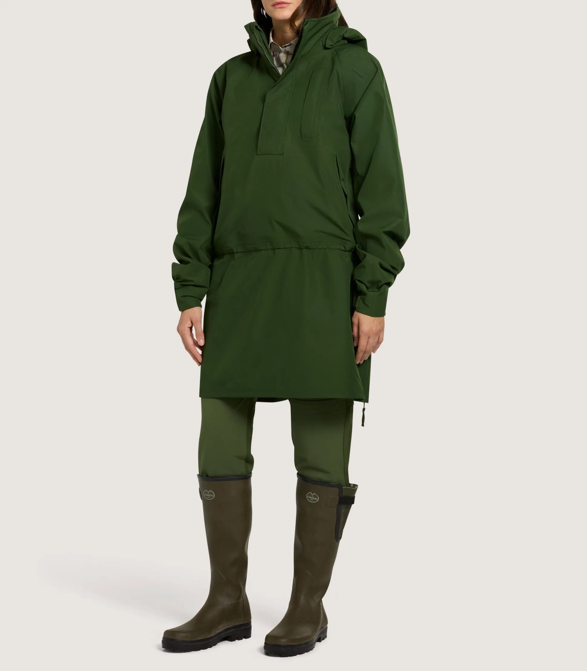 Women Purdey Unisex Technical Atholl Smock In Rifle Green