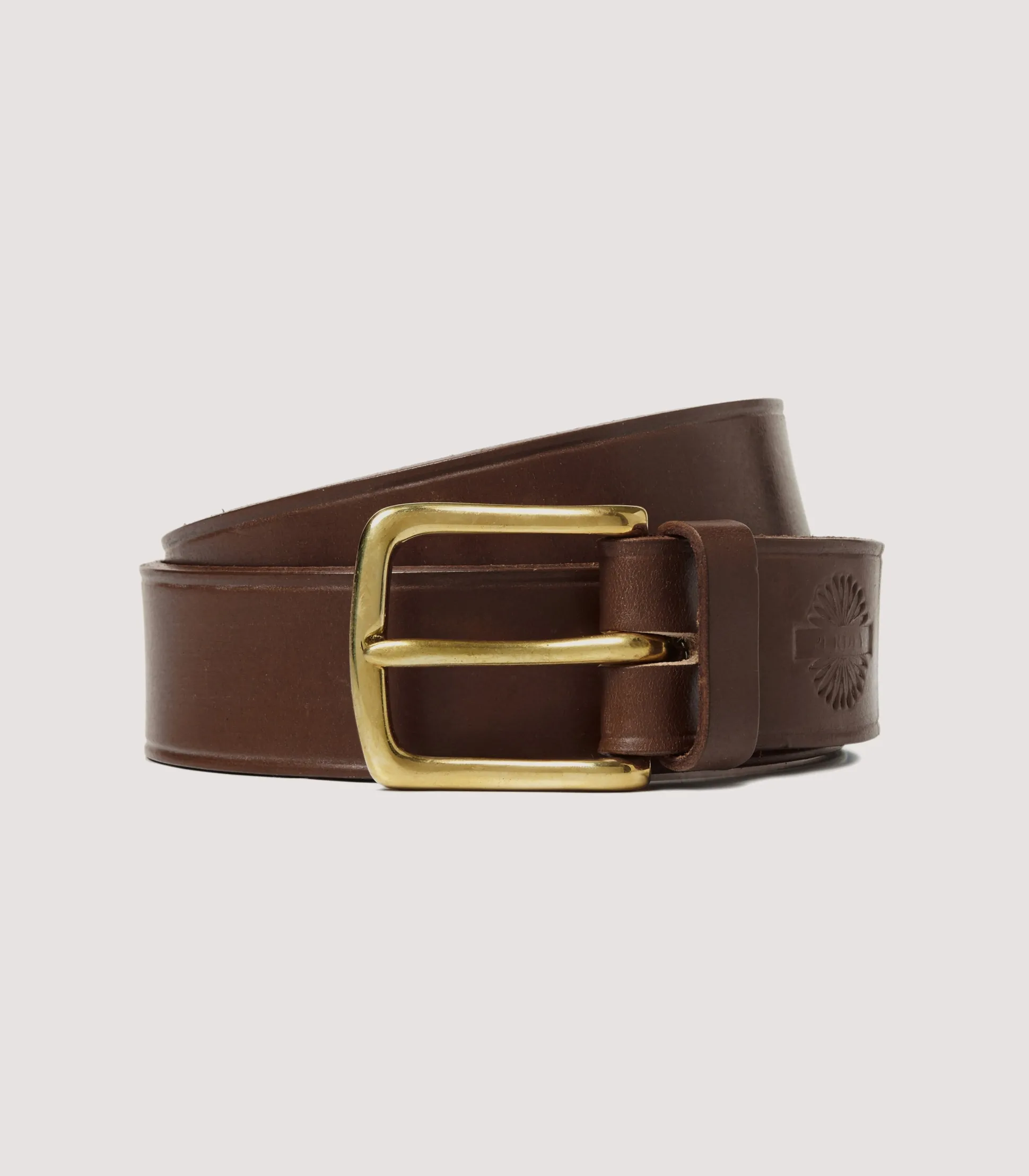 Purdey Unlined Bridle Leather Belt In Havana