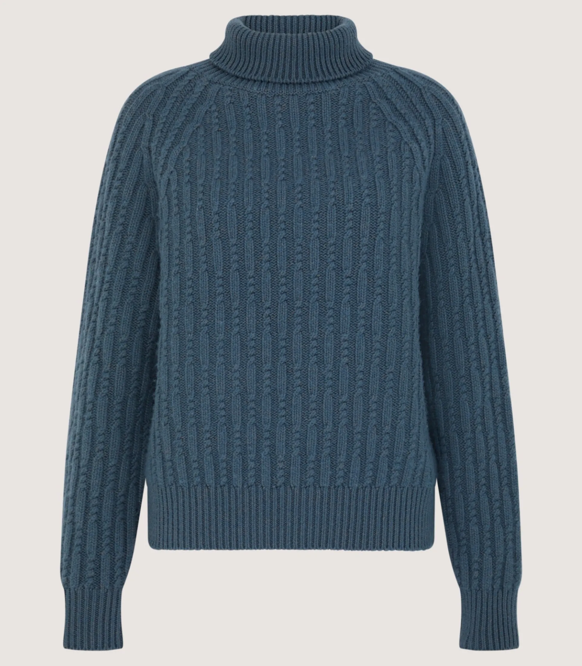 Women Purdey Women's Annabel Roll Neck in Canvas Blue