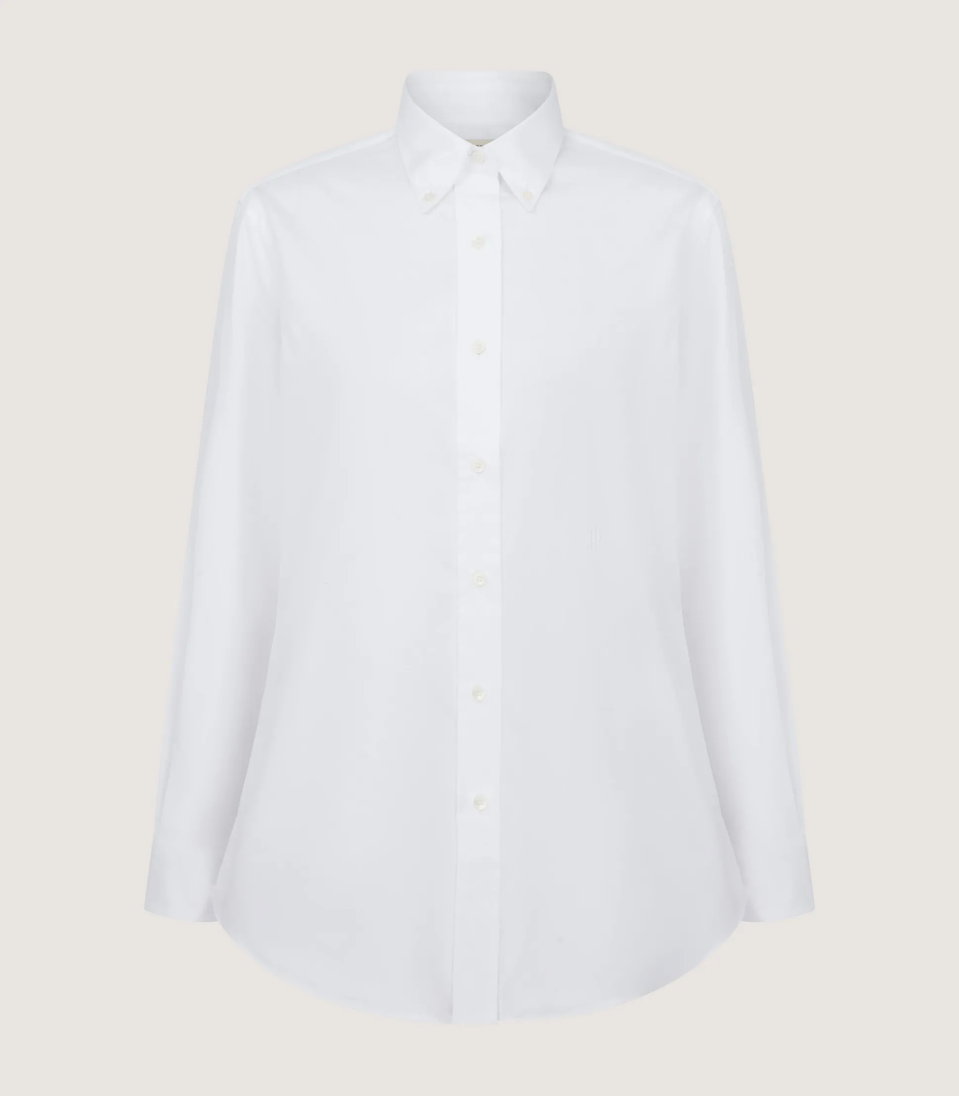 Women Purdey Women's Button Down Signature Cotton Twill Shirt In White