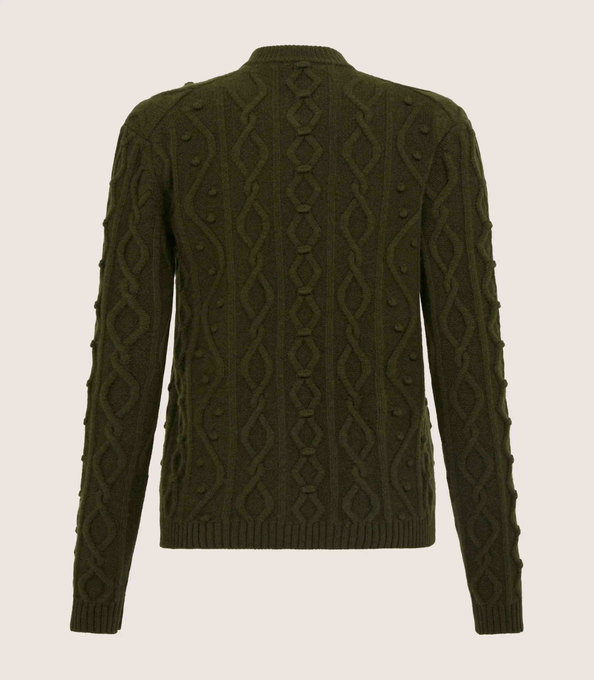 Women Purdey Women's Cashmere Aran Cardigan