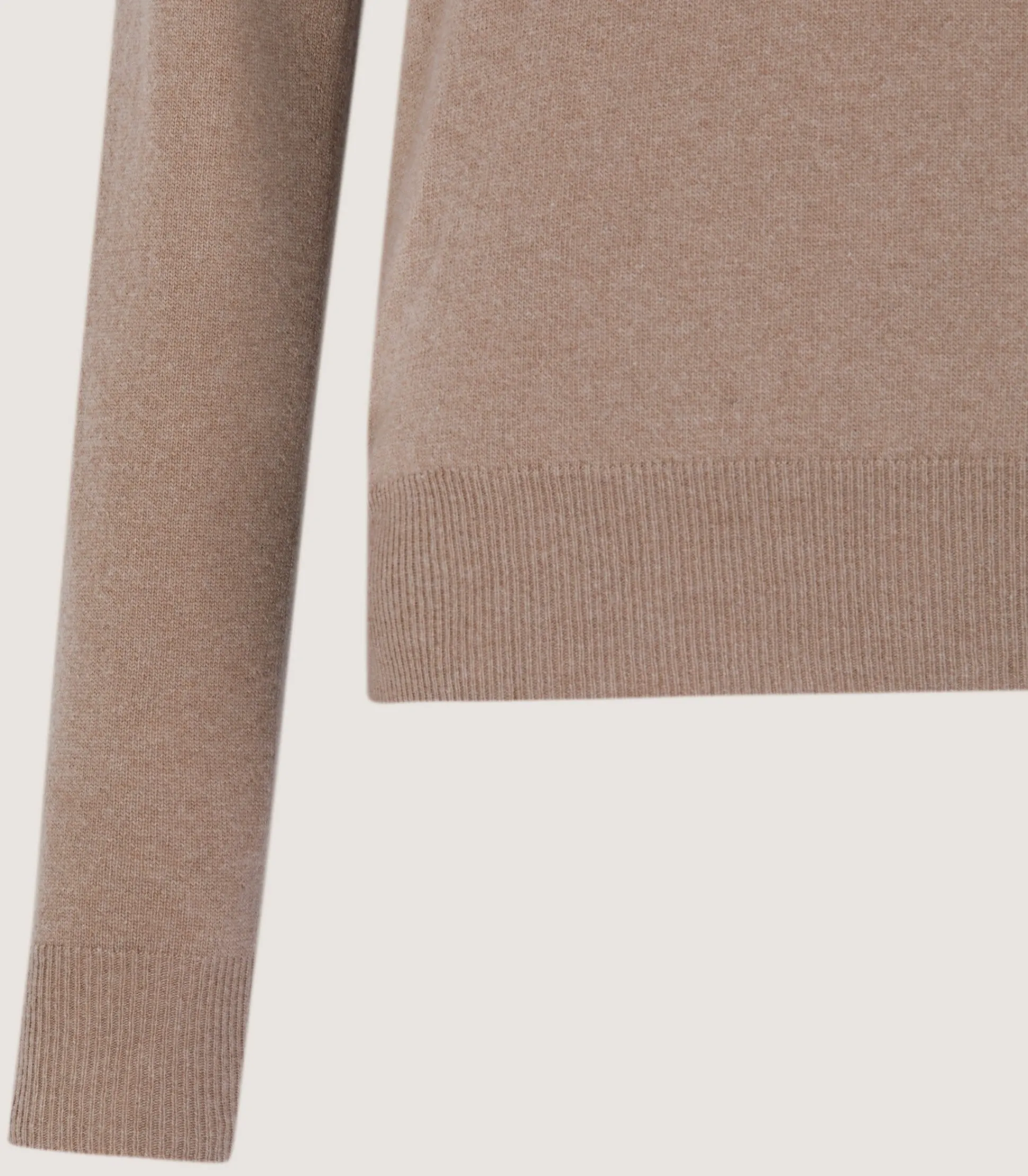 Women Purdey Women's Cork Crew Neck Jumper in Taupe