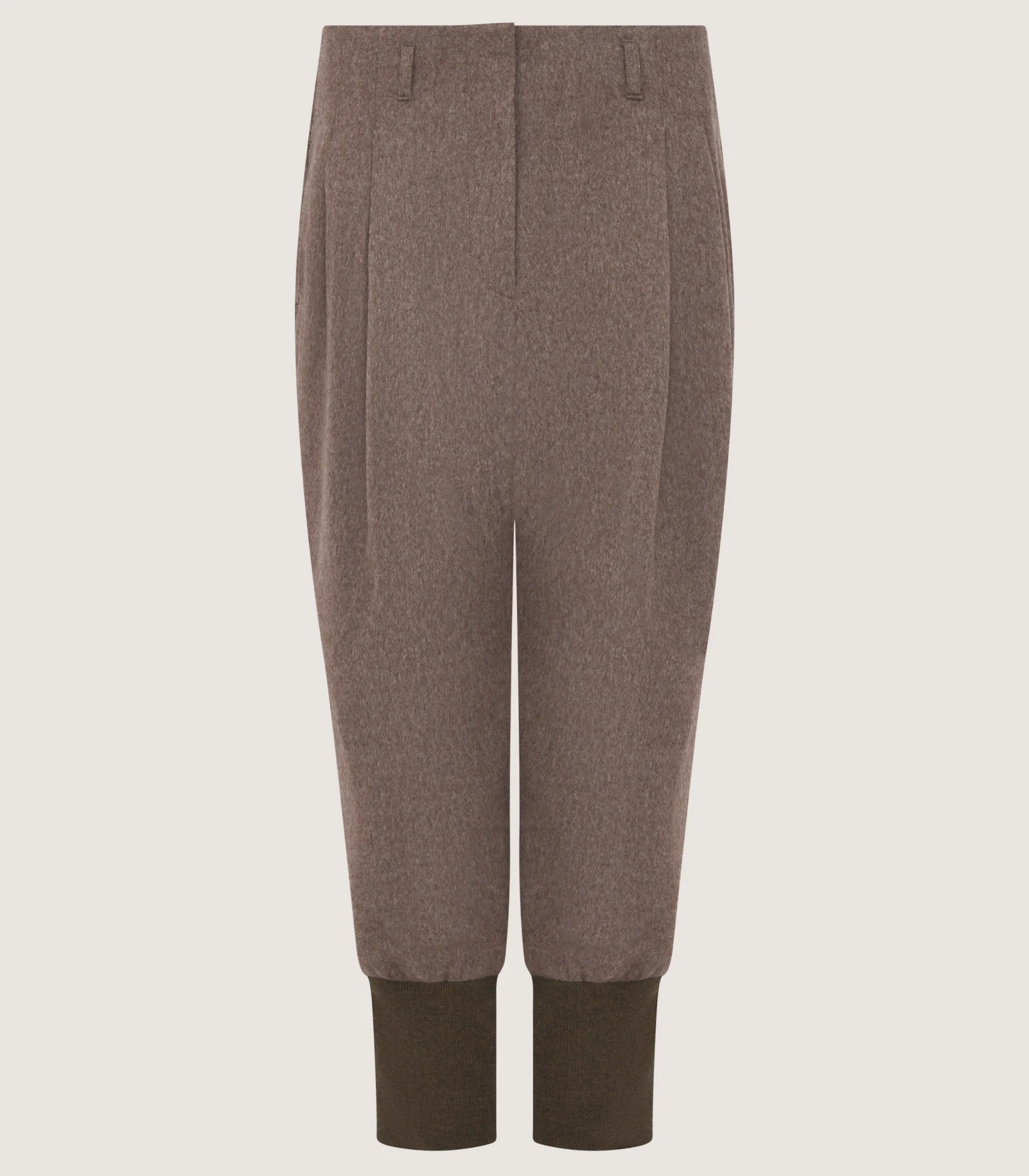 Women Purdey Women's Loden Two Pleat Breek with Storm Cuff in Taupe