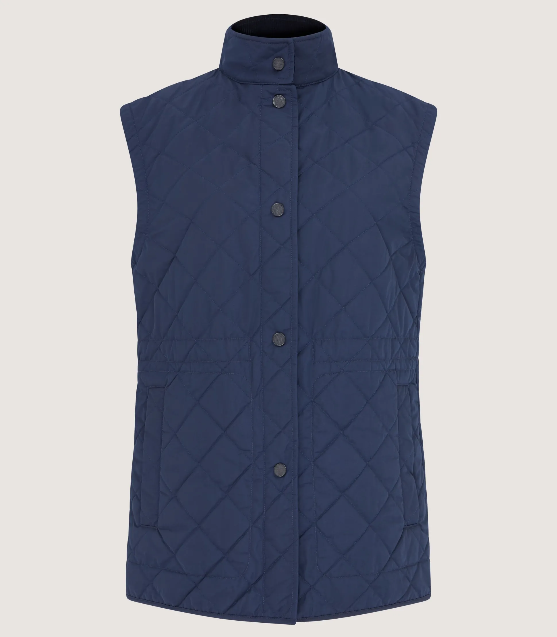 Women Purdey Women's Quilted Gilet in Navy