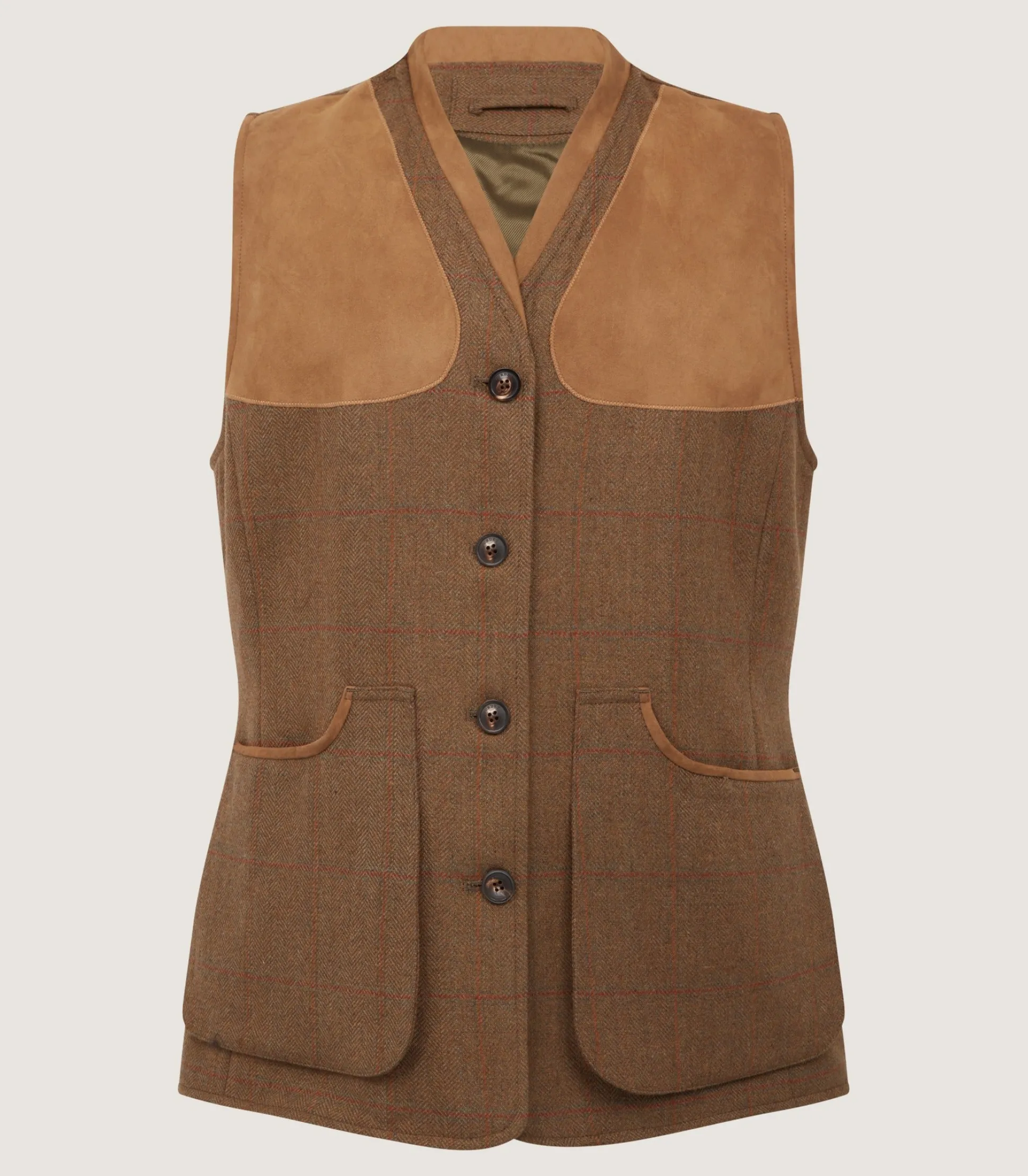 Women Purdey Women's Tech Tweed Sporting Vest In Lomond