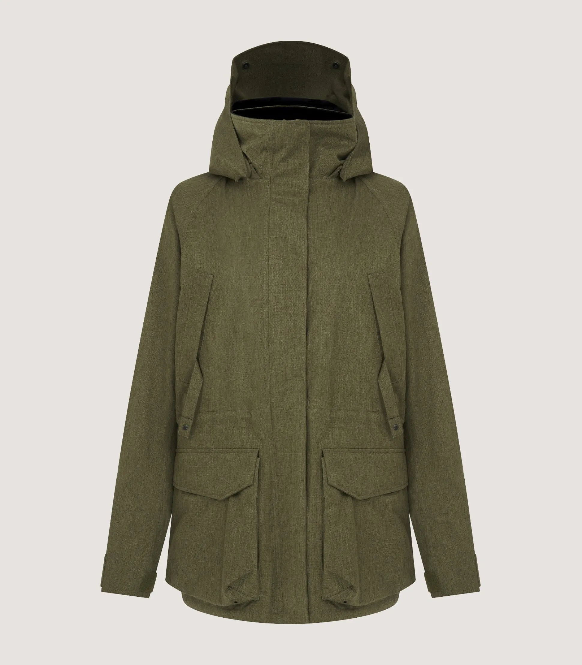 Women Purdey Women's Technical Lancashire Field Coat in Moss Green