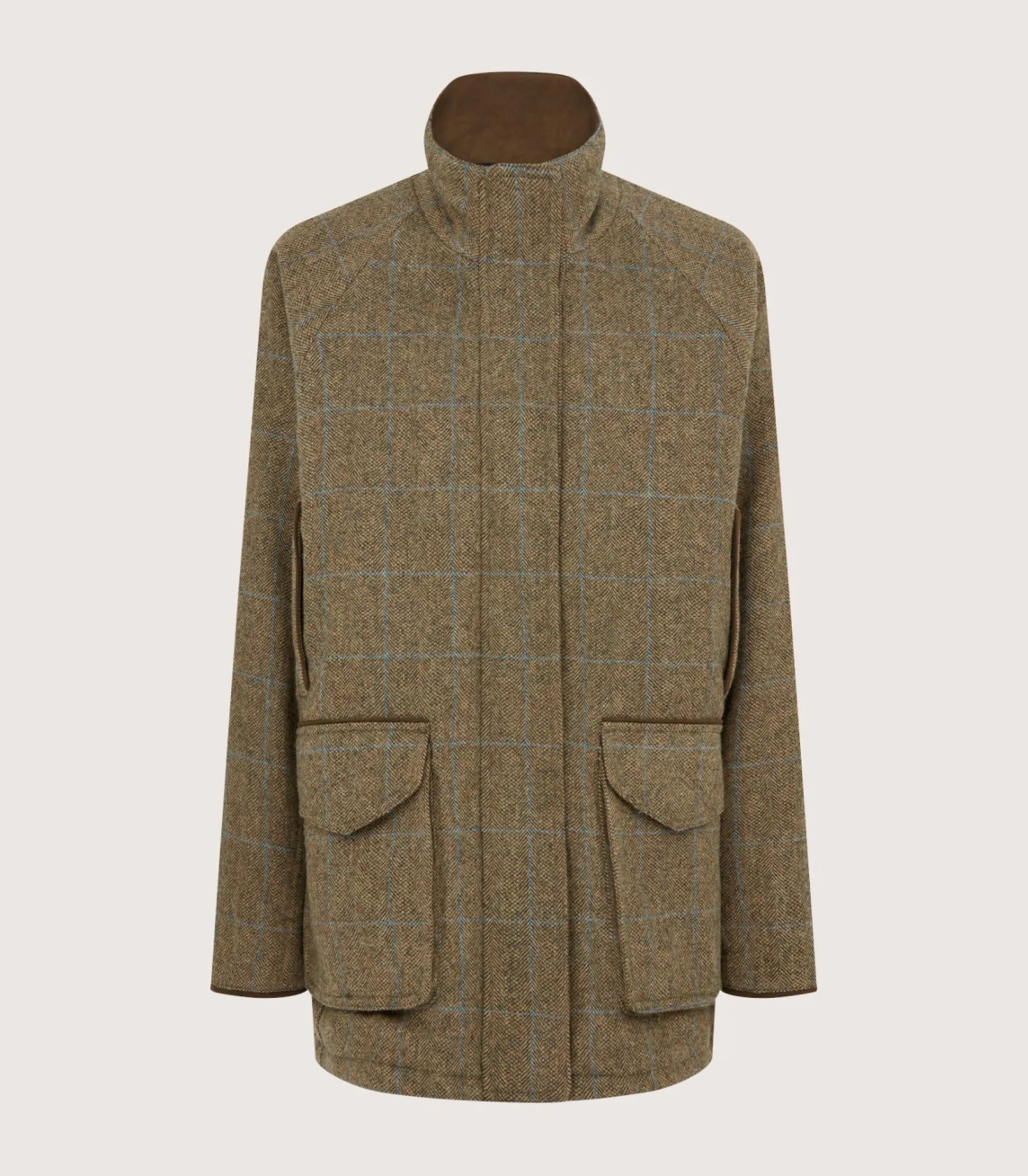 Women Purdey Women's Tweed Raglan Field Coat In Macaterick