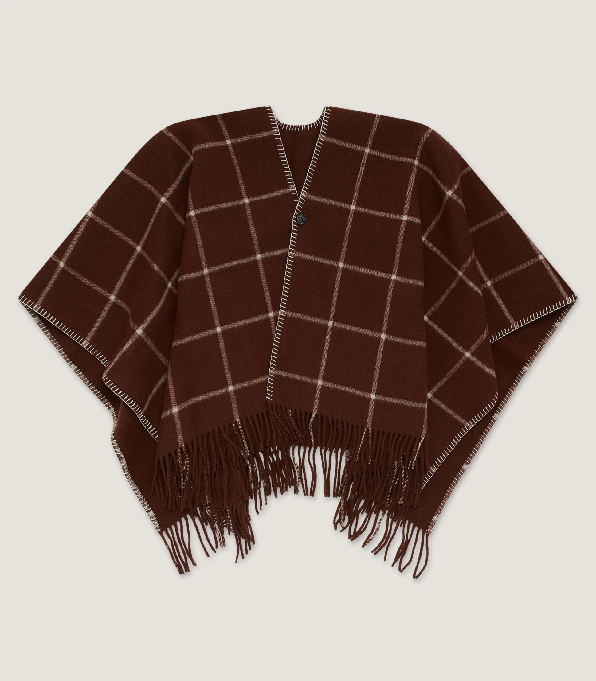 Women Purdey Women's Welbeck Poncho in Chocolate